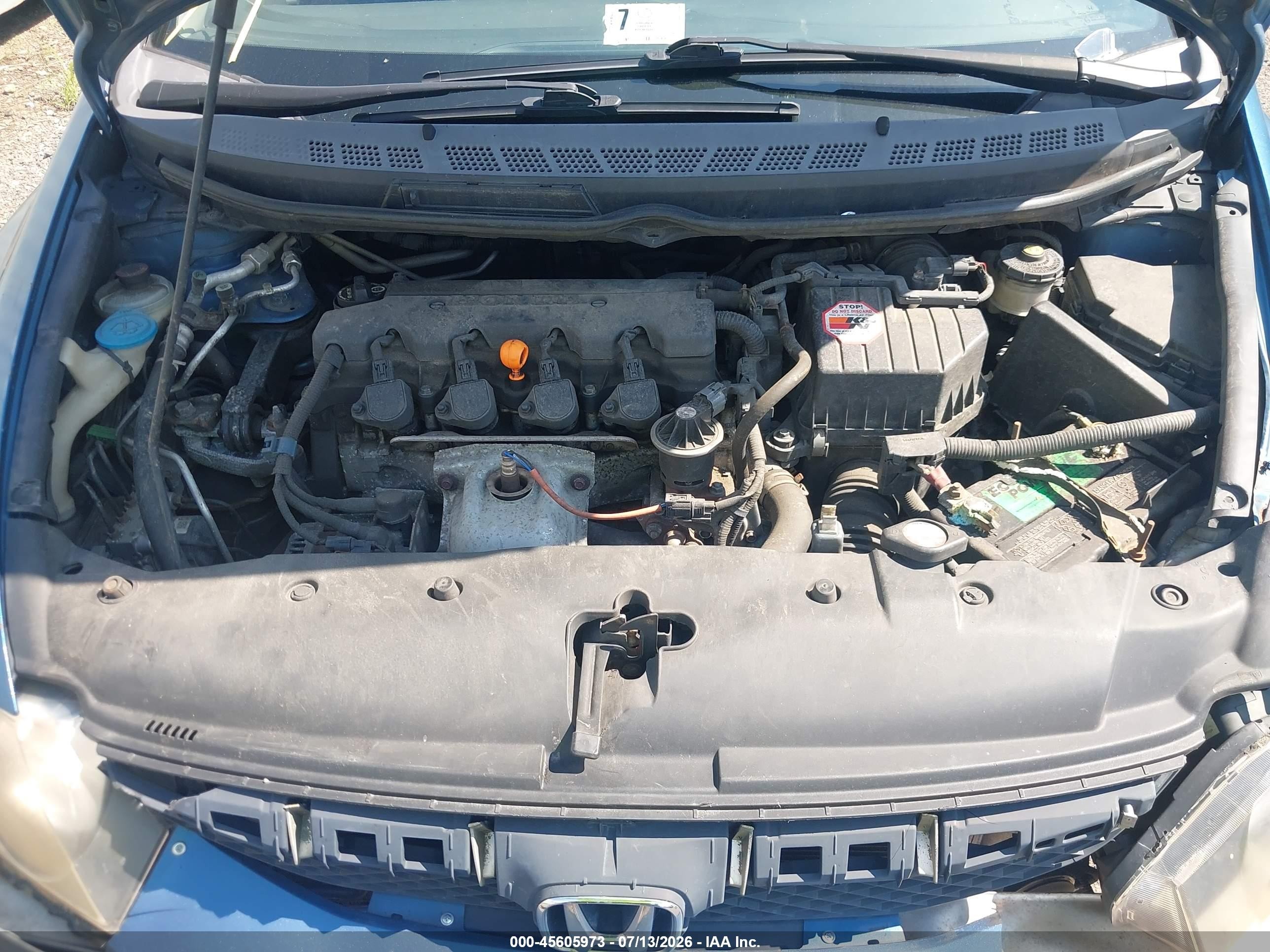 2011 Honda Civic Ex Blue vin: 19XFA1F80BE000231