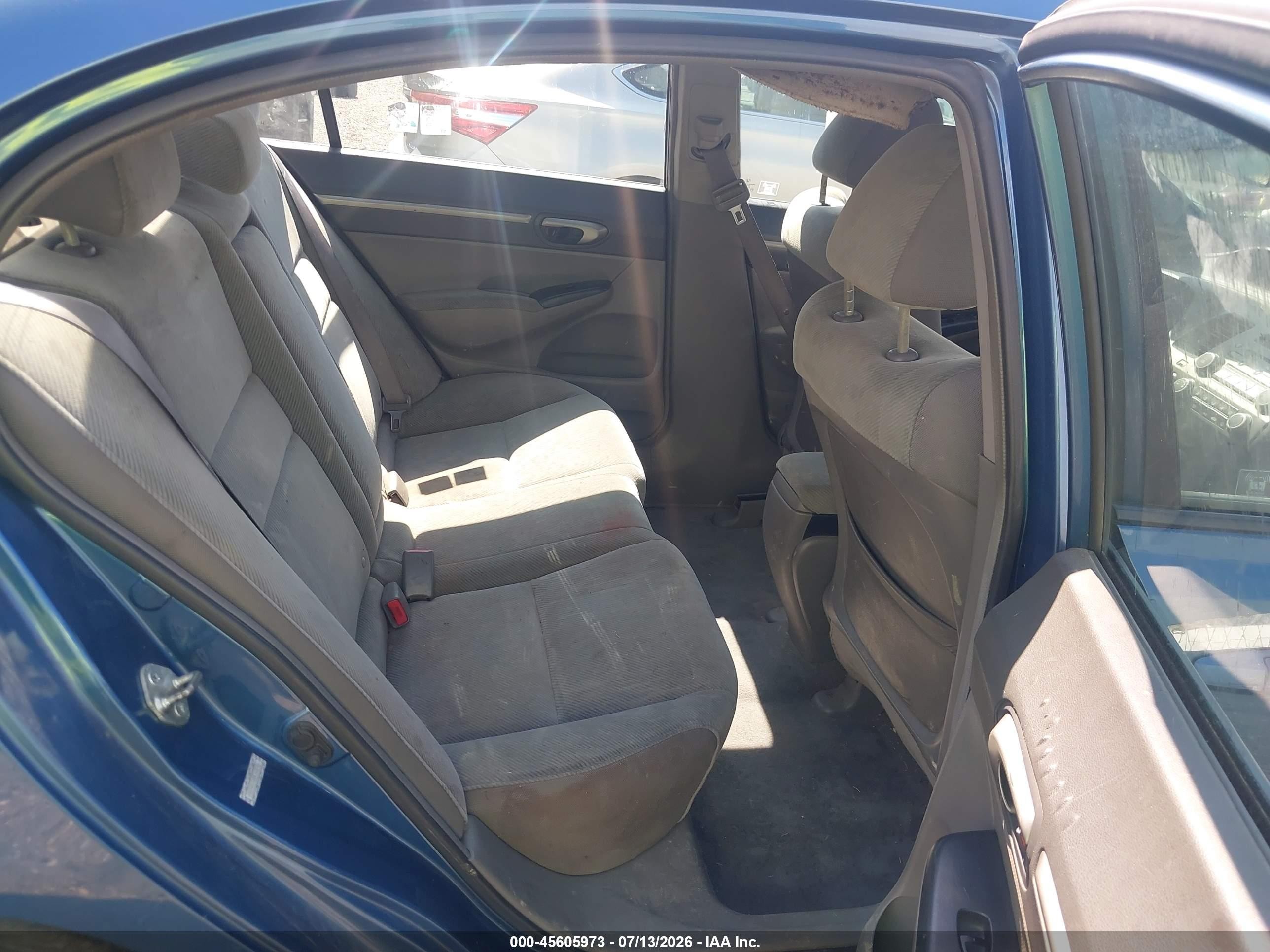 2011 Honda Civic Ex Blue vin: 19XFA1F80BE000231