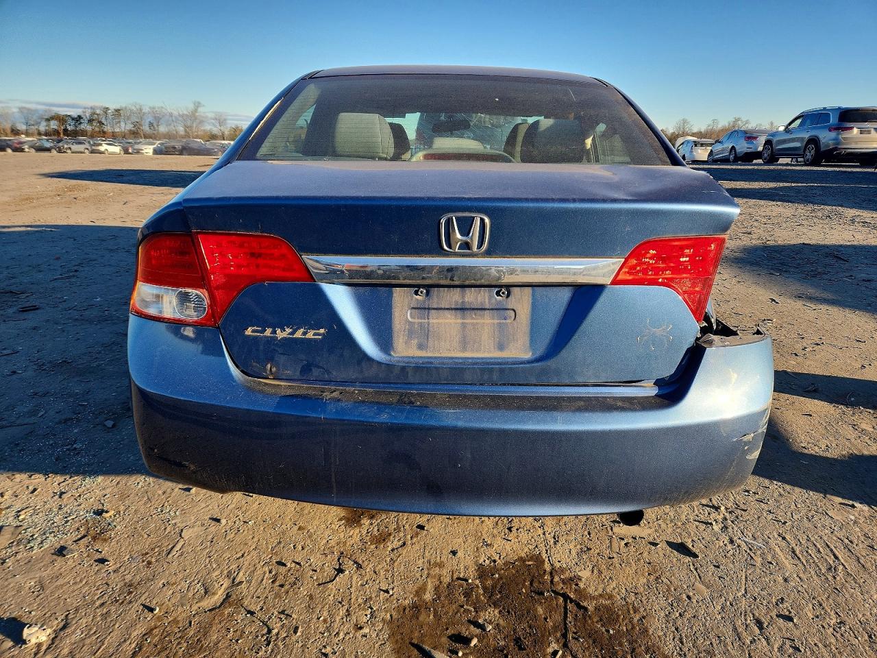 2011 Honda Civic Ex Blue vin: 19XFA1F80BE002982