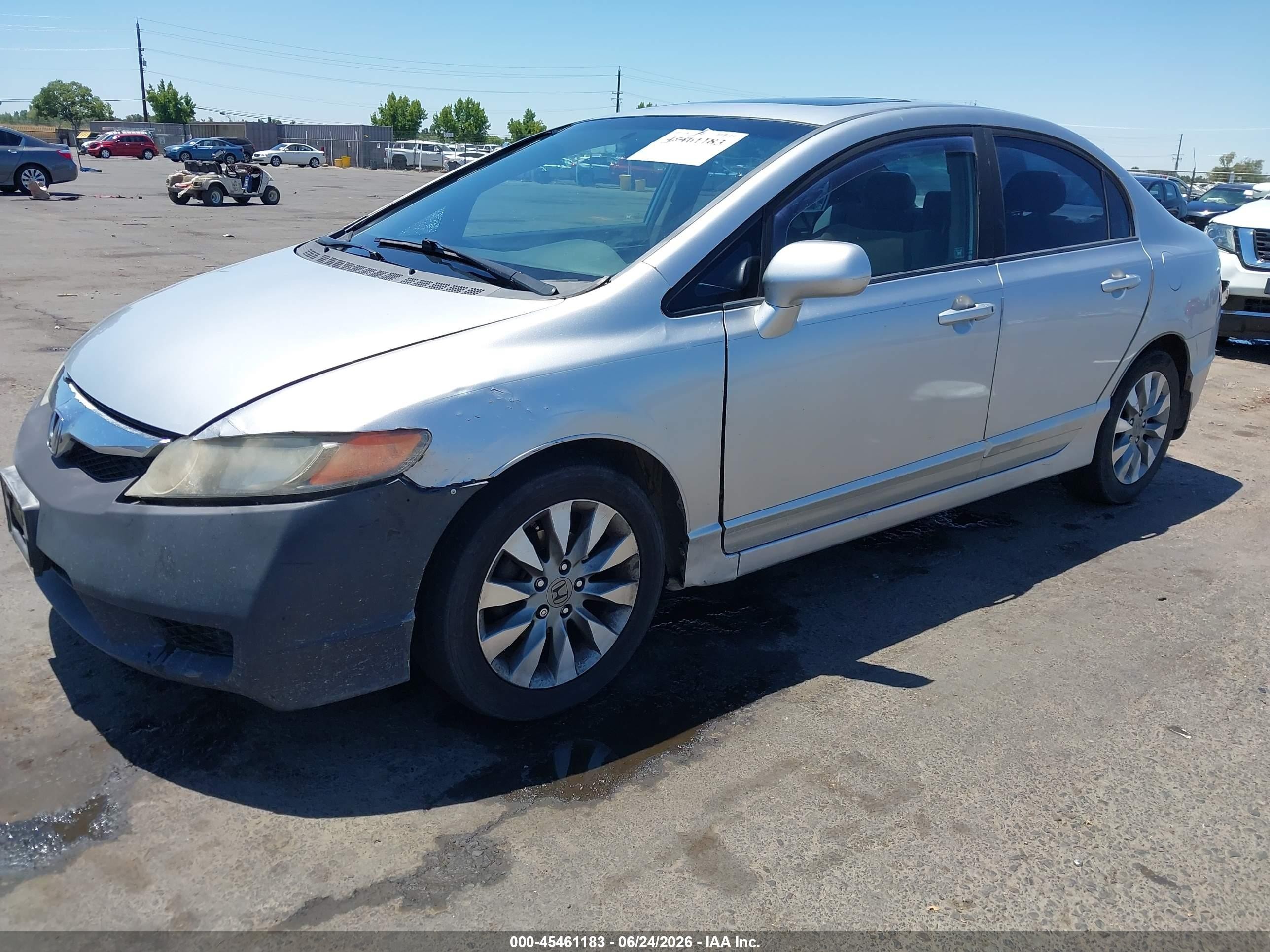 2011 Honda Civic Ex Silver vin: 19XFA1F80BE011231