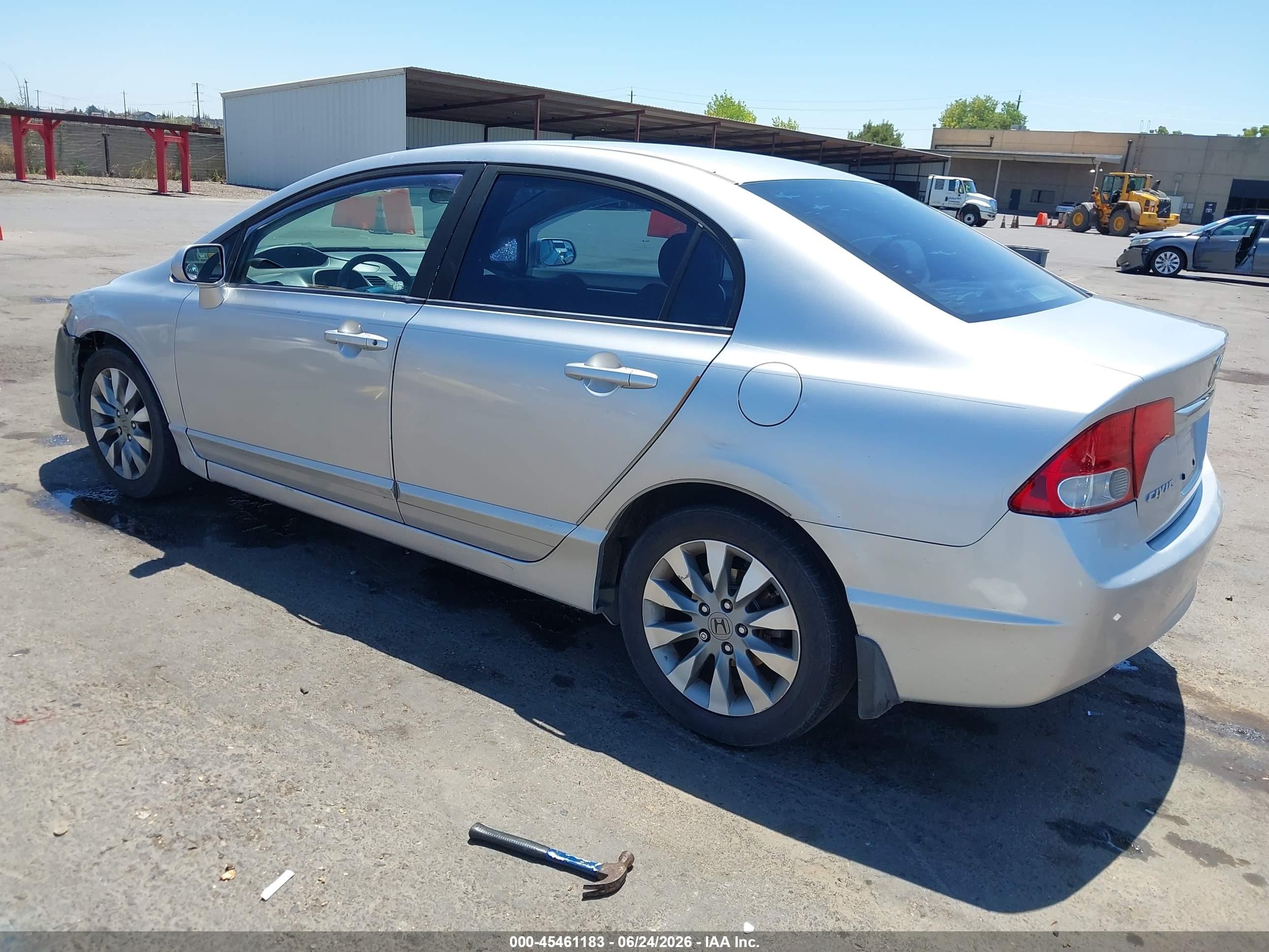 2011 Honda Civic Ex Silver vin: 19XFA1F80BE011231