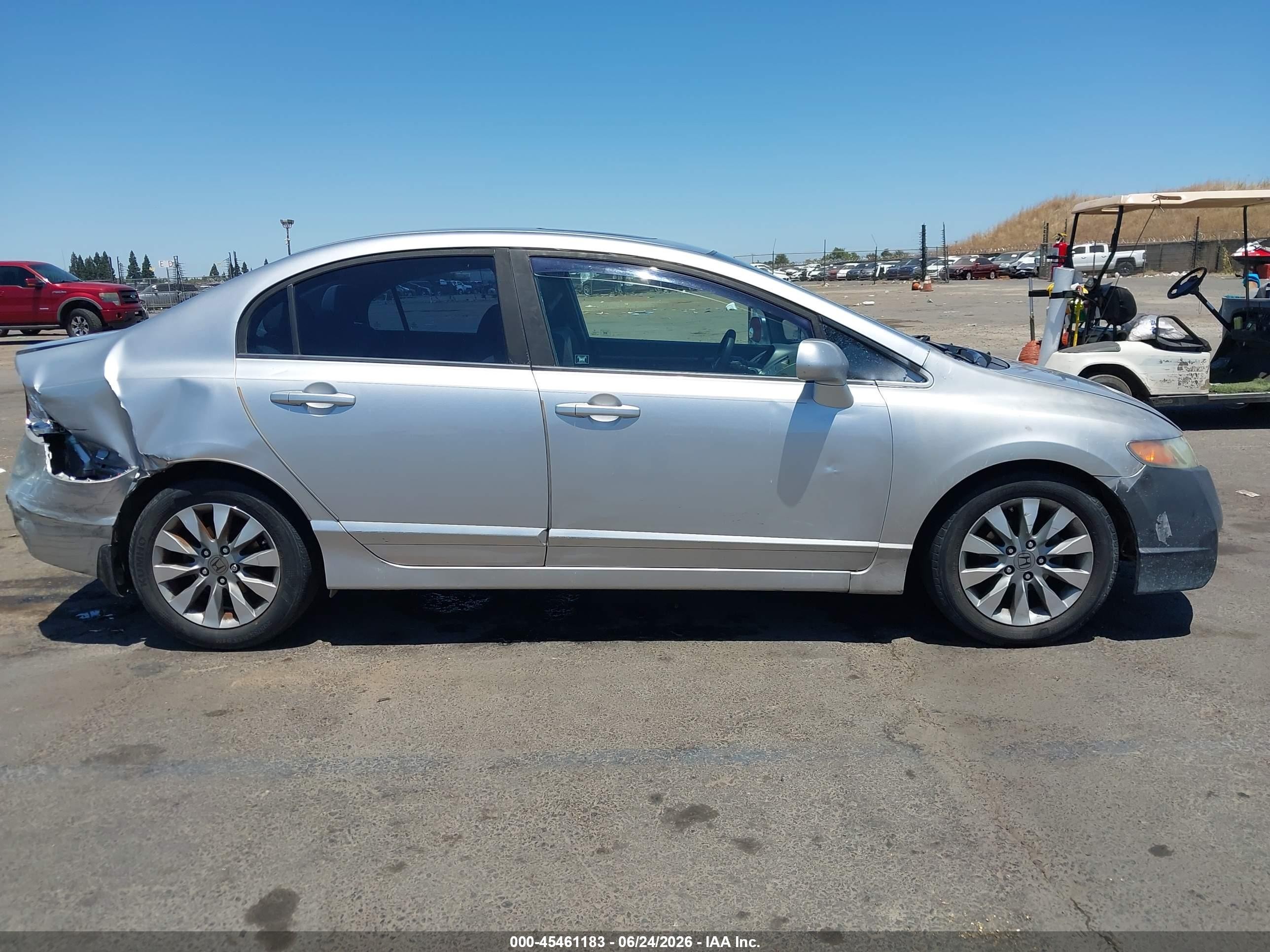 2011 Honda Civic Ex Silver vin: 19XFA1F80BE011231
