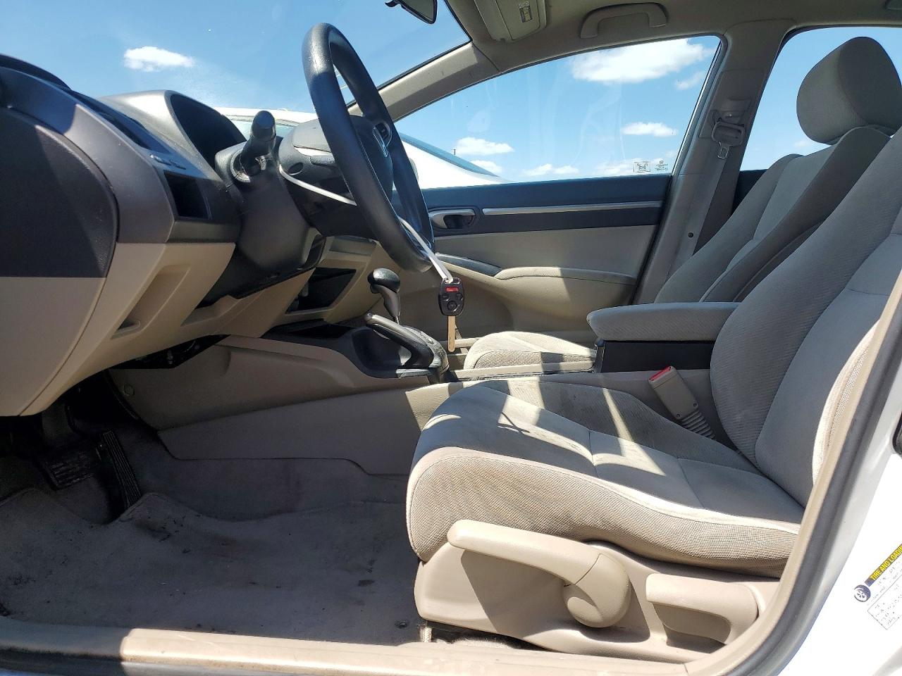 2011 Honda Civic Ex White vin: 19XFA1F80BE023301