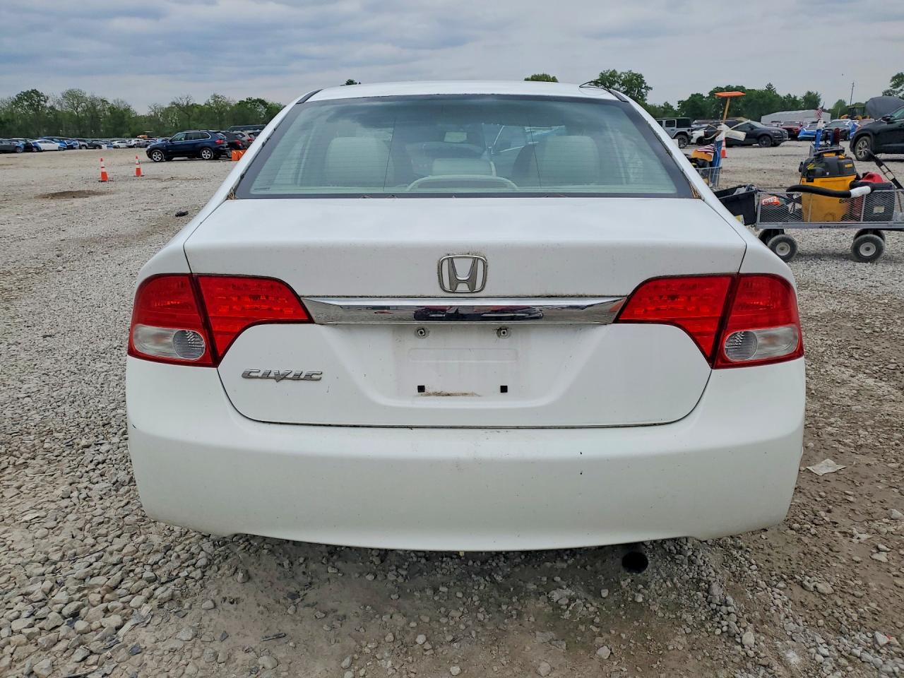 2011 Honda Civic Ex White vin: 19XFA1F80BE023301