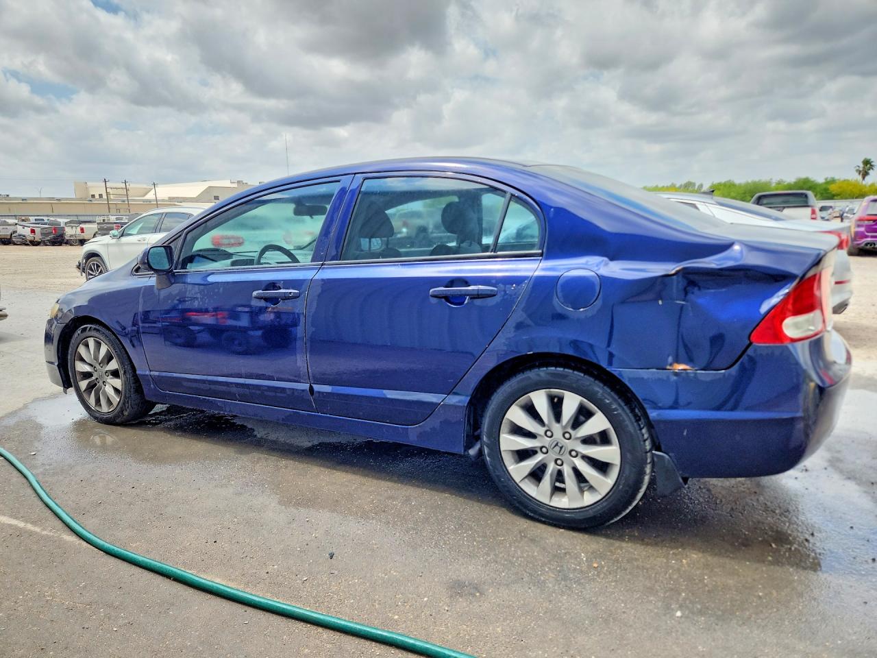 2010 Honda Civic Ex Blue vin: 19XFA1F81AE058329