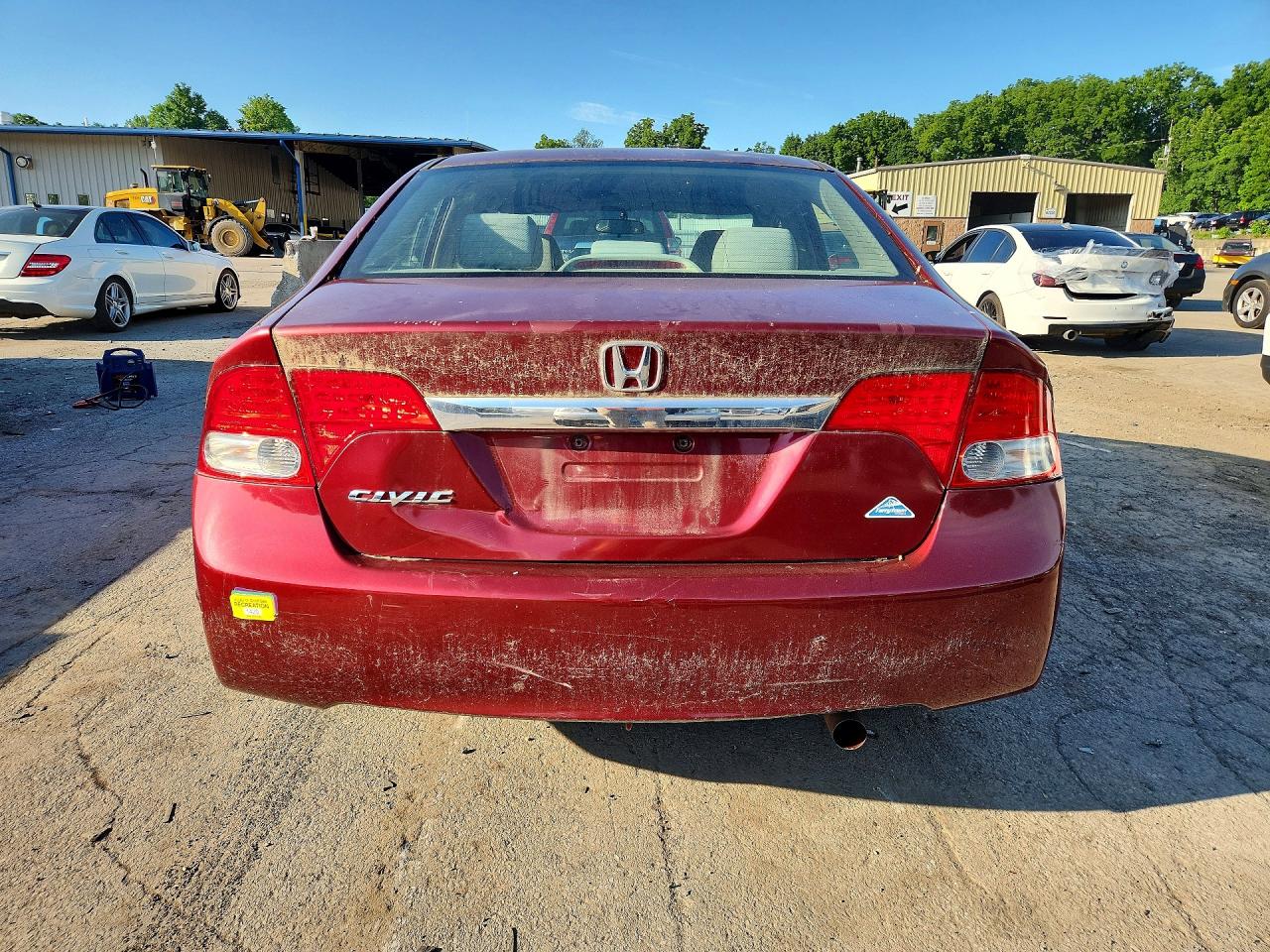 2010 Honda Civic Ex Red vin: 19XFA1F81AE076474