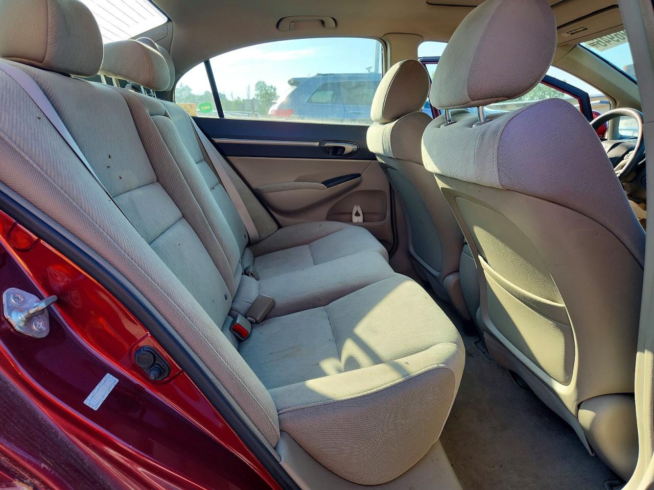 2010 Honda Civic Ex Red vin: 19XFA1F81AE076474
