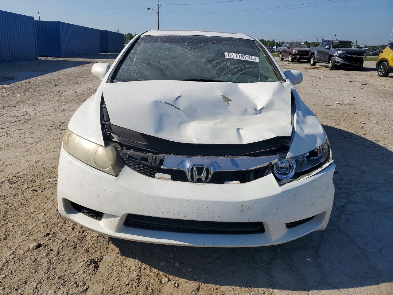 2011 Honda Civic Ex White vin: 19XFA1F81BE008032