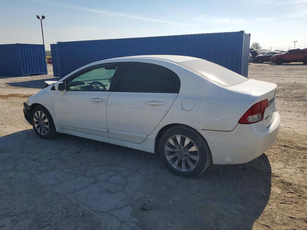 2011 Honda Civic Ex White vin: 19XFA1F81BE008032