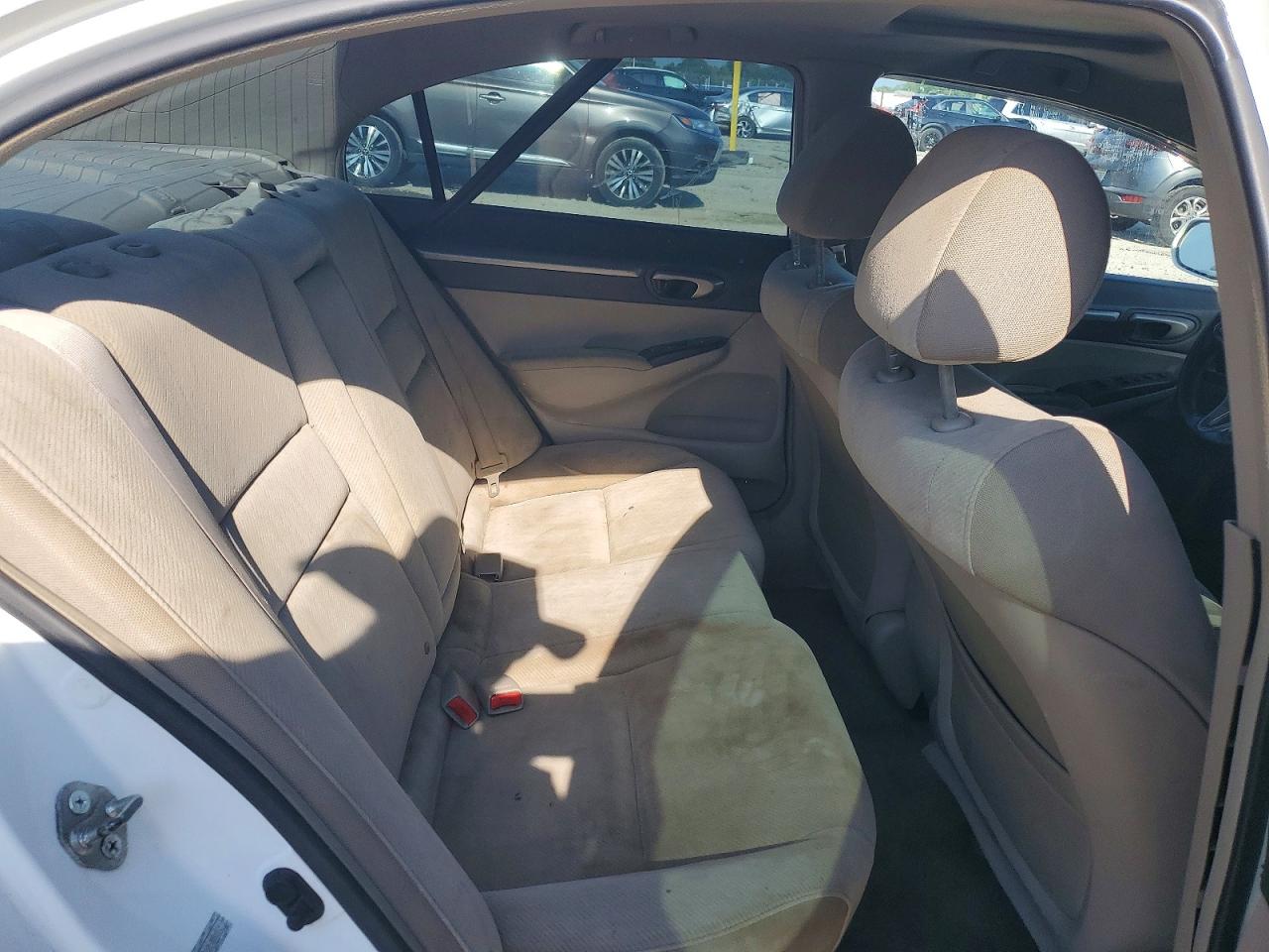 2011 Honda Civic Ex White vin: 19XFA1F81BE008032