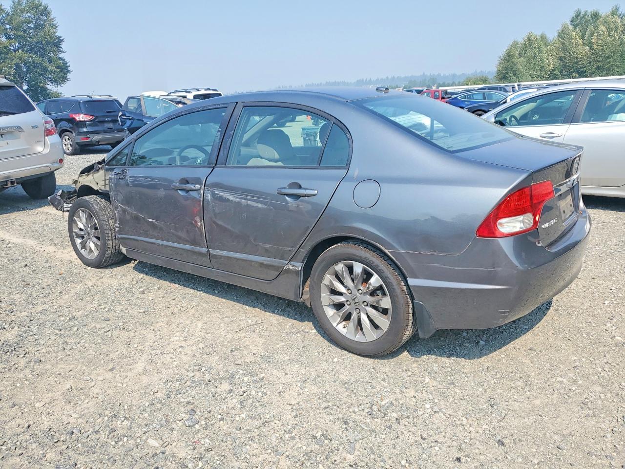 2010 Honda Civic Ex Gray vin: 19XFA1F82AE022634
