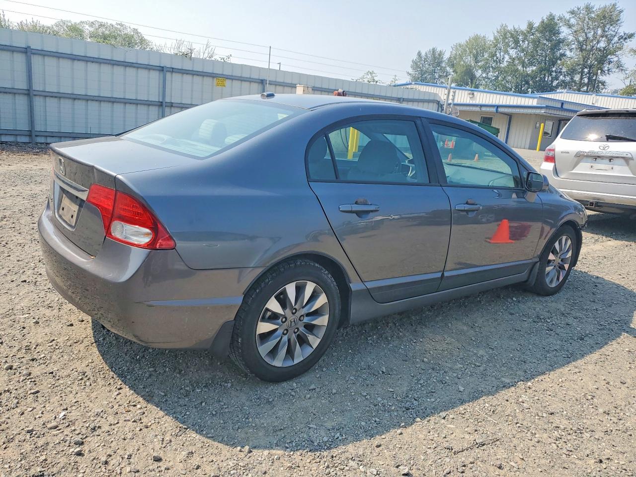 2010 Honda Civic Ex Gray vin: 19XFA1F82AE022634