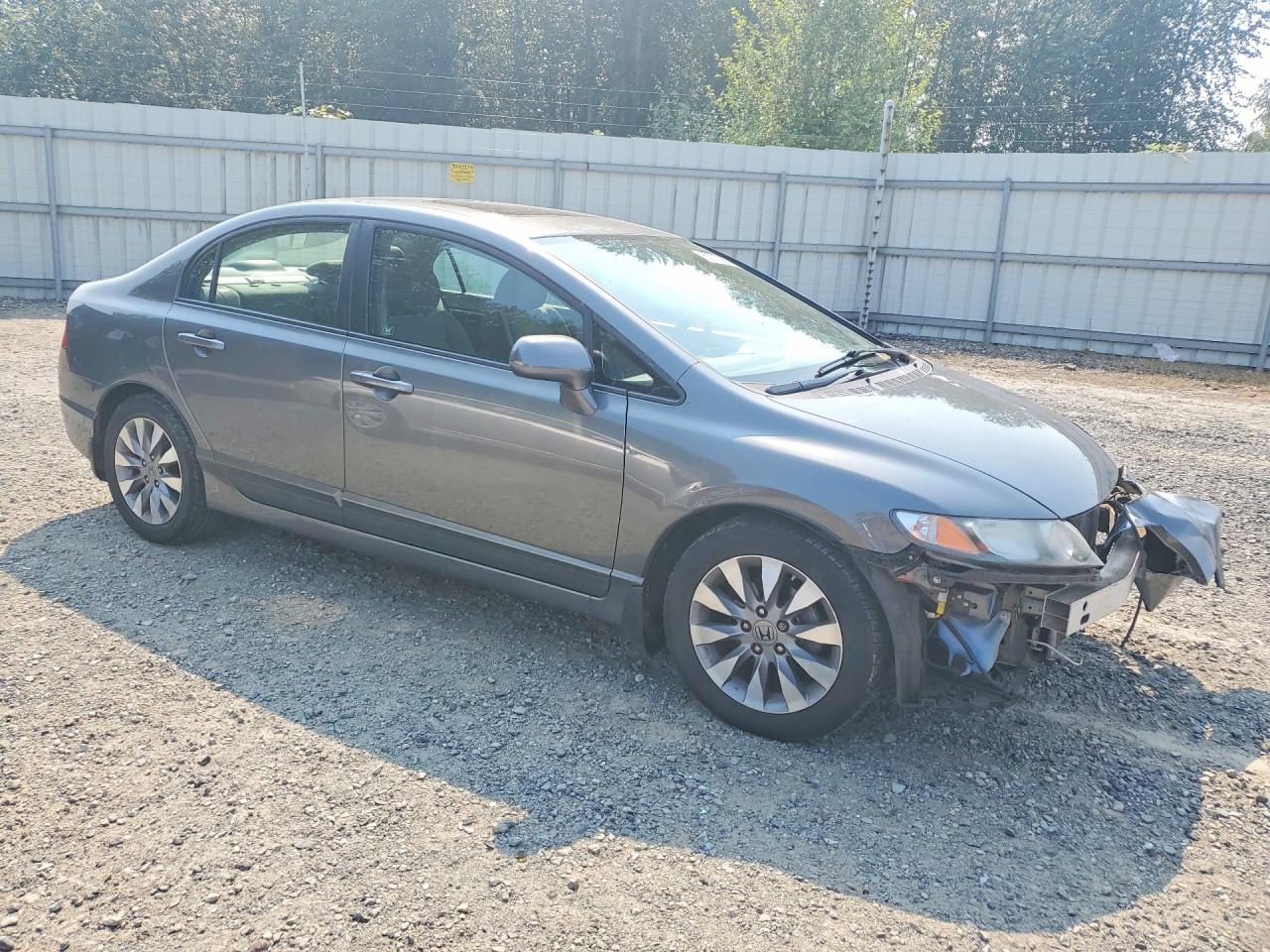 2010 Honda Civic Ex Gray vin: 19XFA1F82AE022634