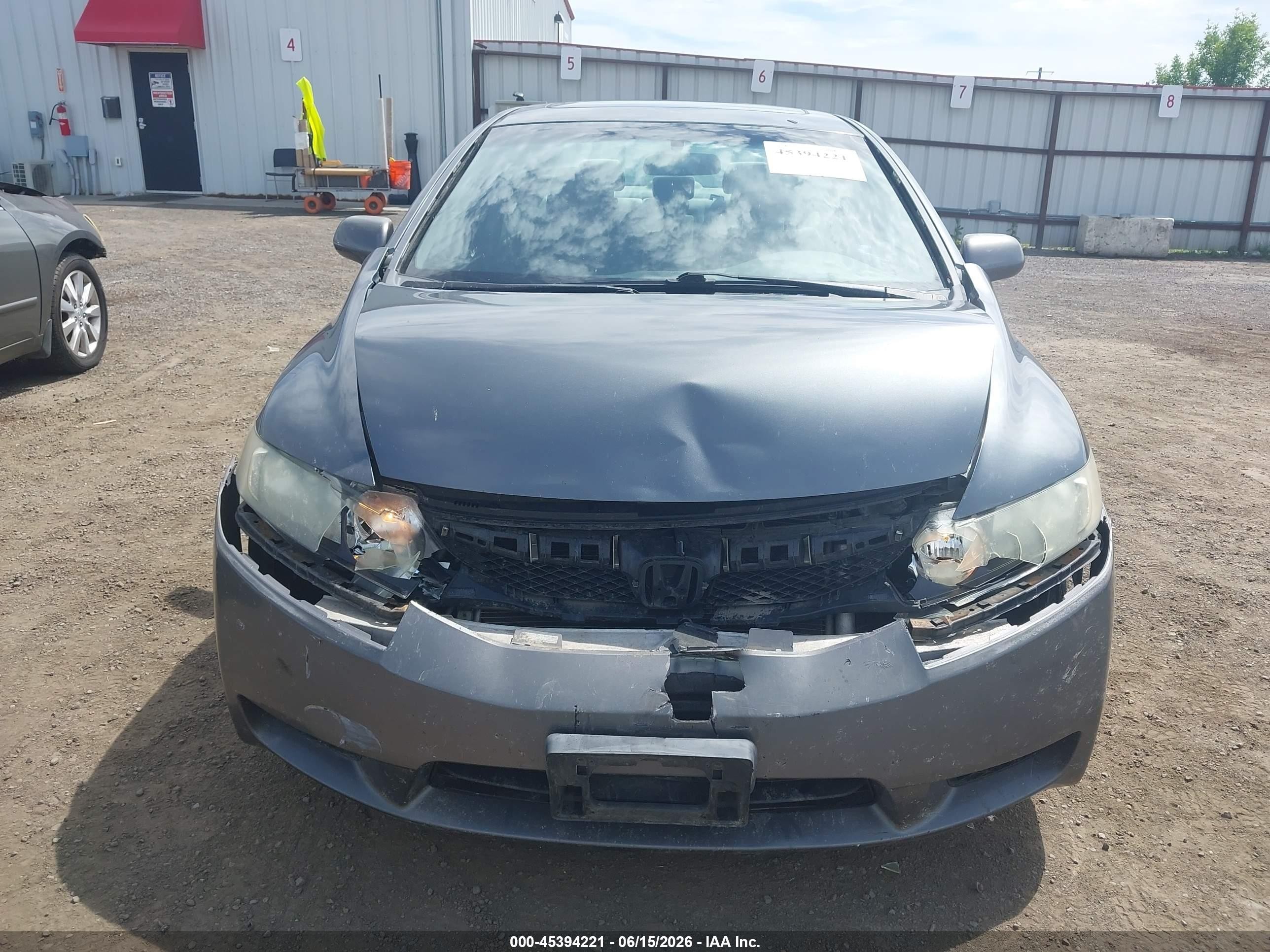 2010 Honda Civic Ex Gray vin: 19XFA1F82AE024948