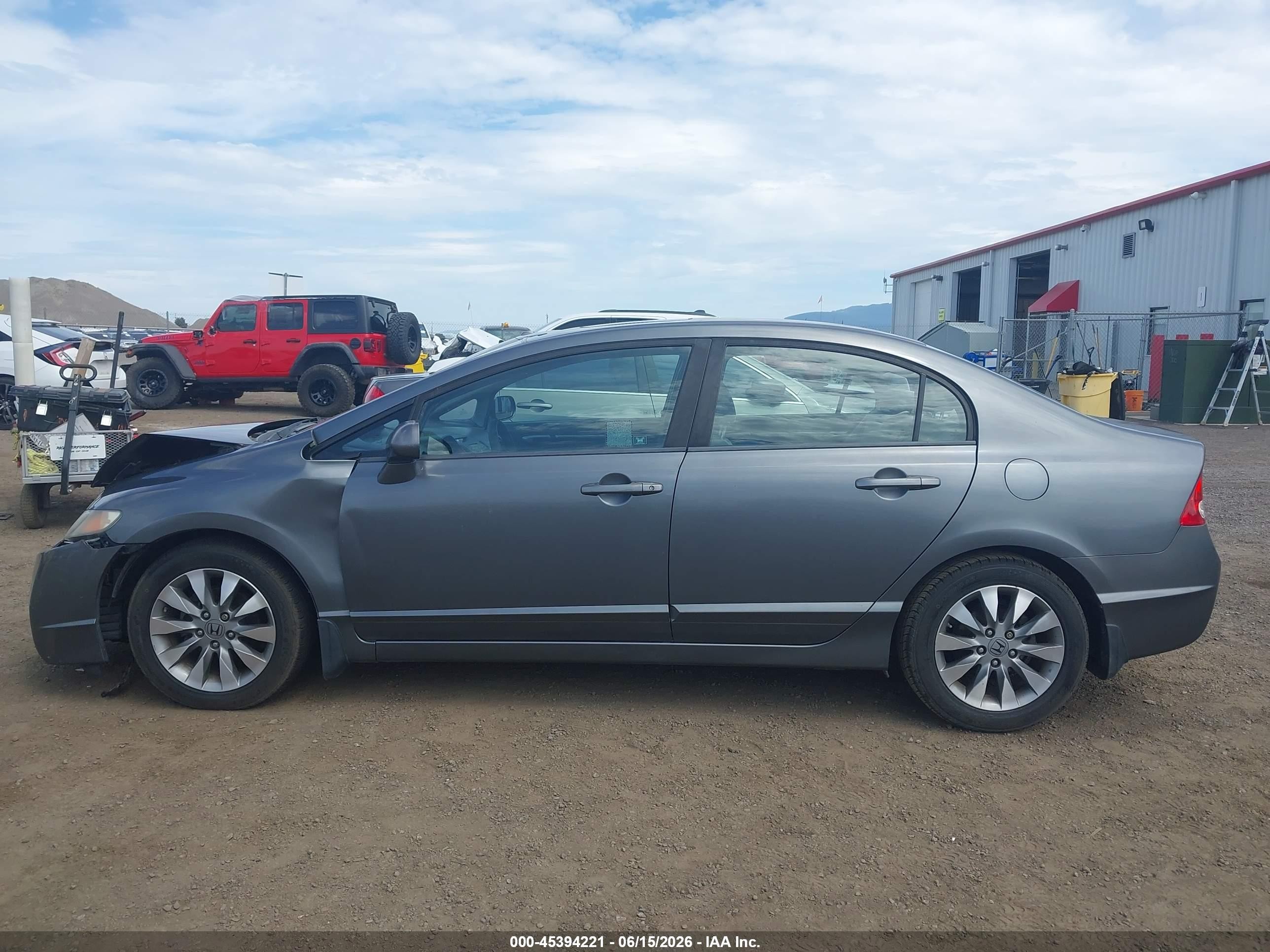 2010 Honda Civic Ex Gray vin: 19XFA1F82AE024948
