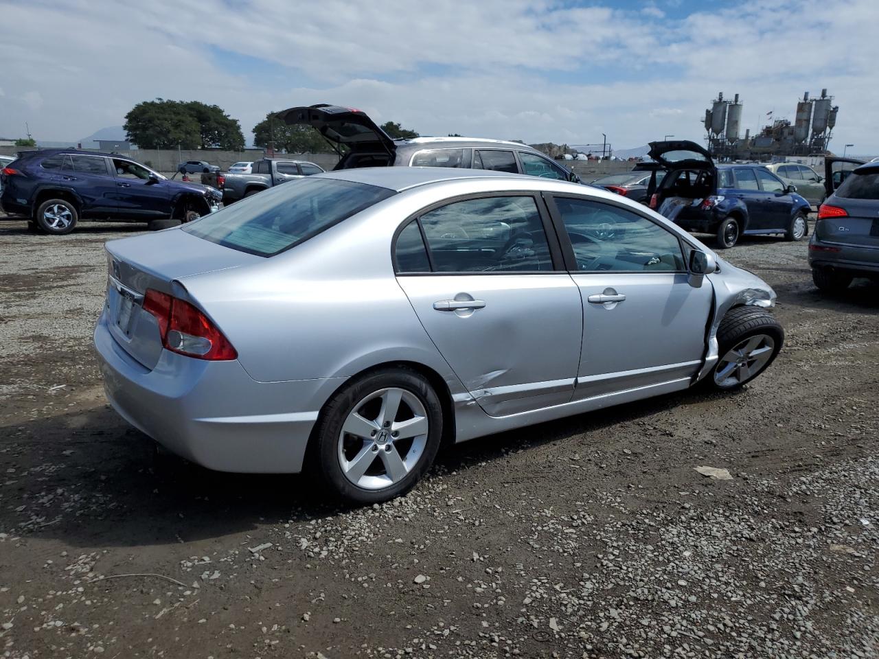 2010 Honda Civic Ex Silver vin: 19XFA1F82AE035674