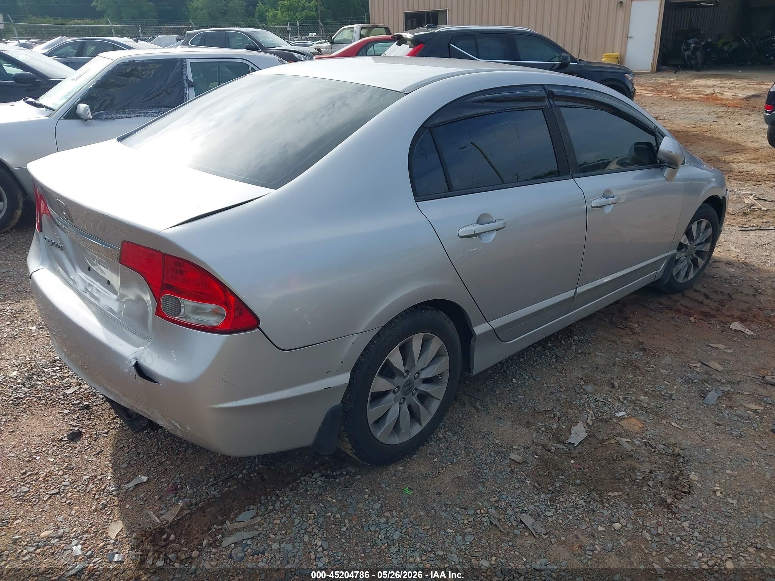2010 Honda Civic Ex Серебряный vin: 19XFA1F84AE005446