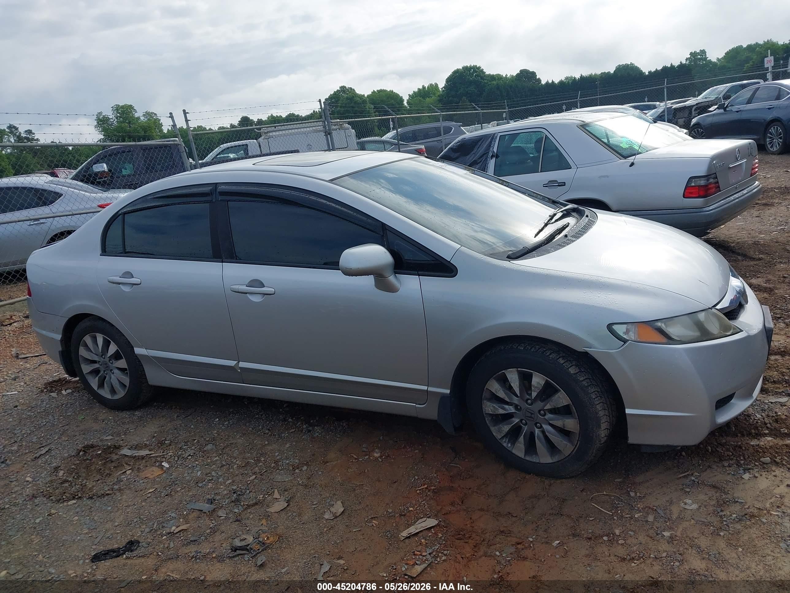 2010 Honda Civic Ex Серебряный vin: 19XFA1F84AE005446