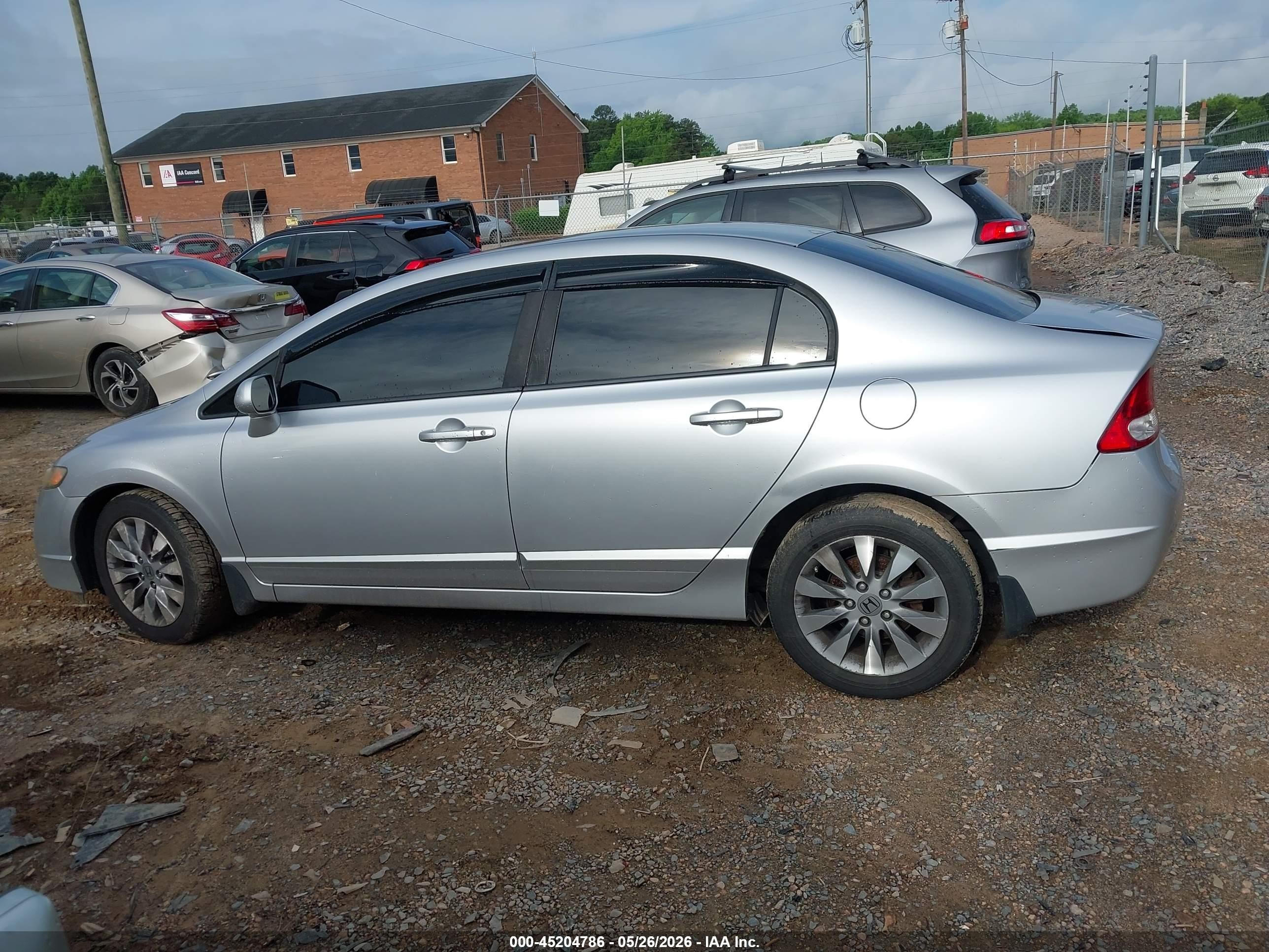 2010 Honda Civic Ex Серебряный vin: 19XFA1F84AE005446