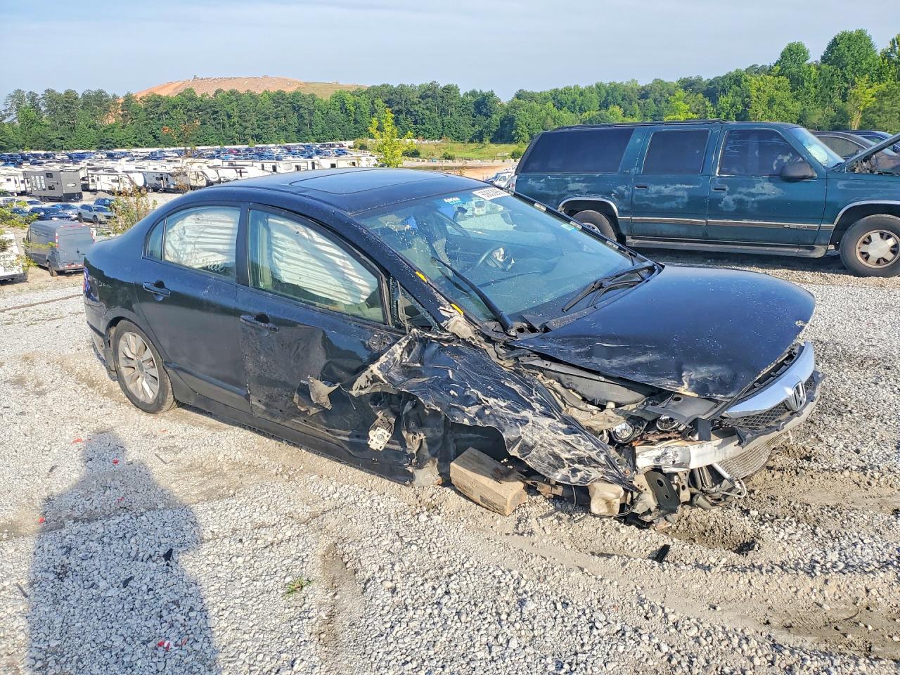 2010 Honda Civic Ex Black vin: 19XFA1F84AE023896