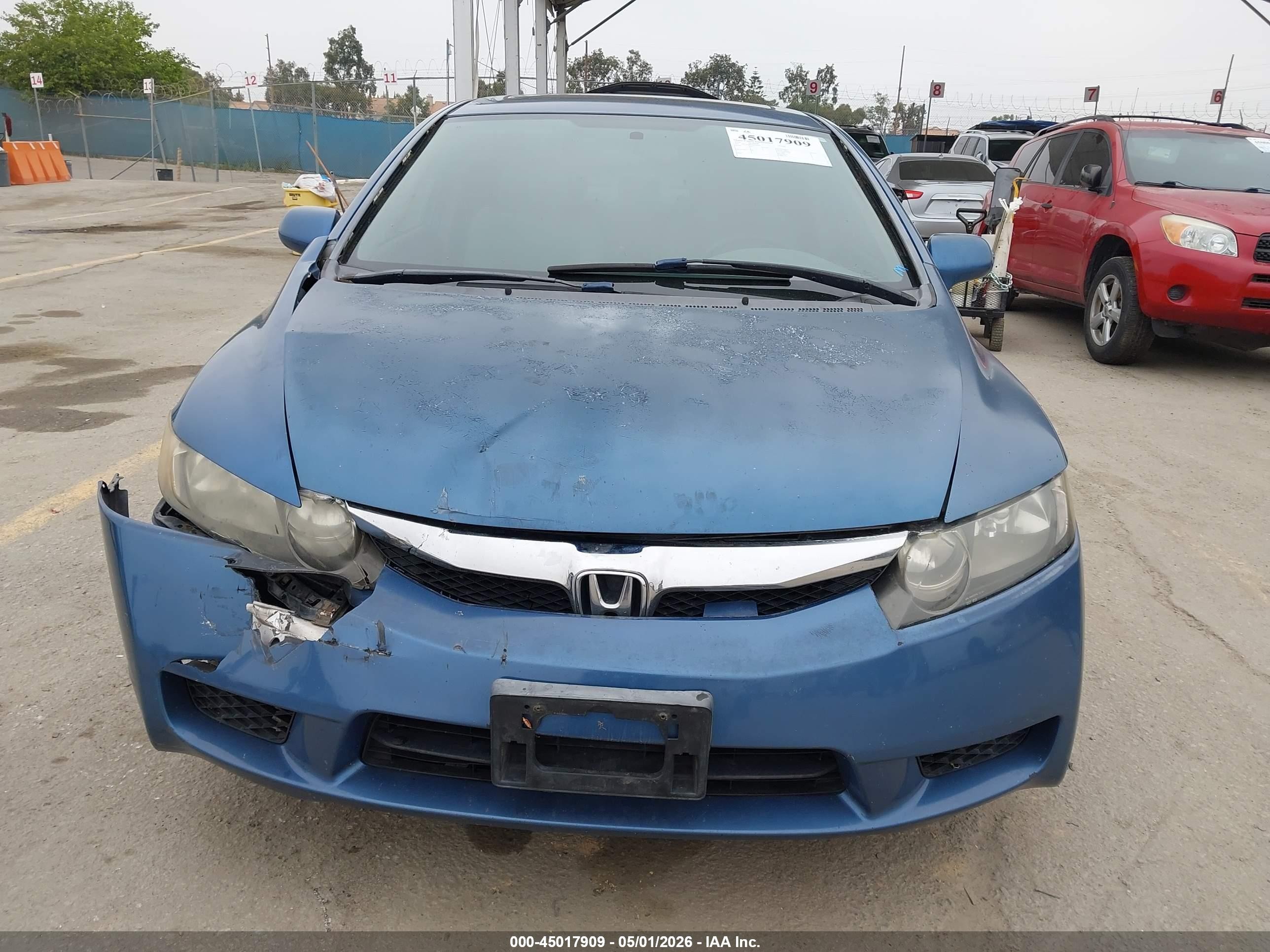 2010 Honda Civic Ex Blue vin: 19XFA1F84AE034655