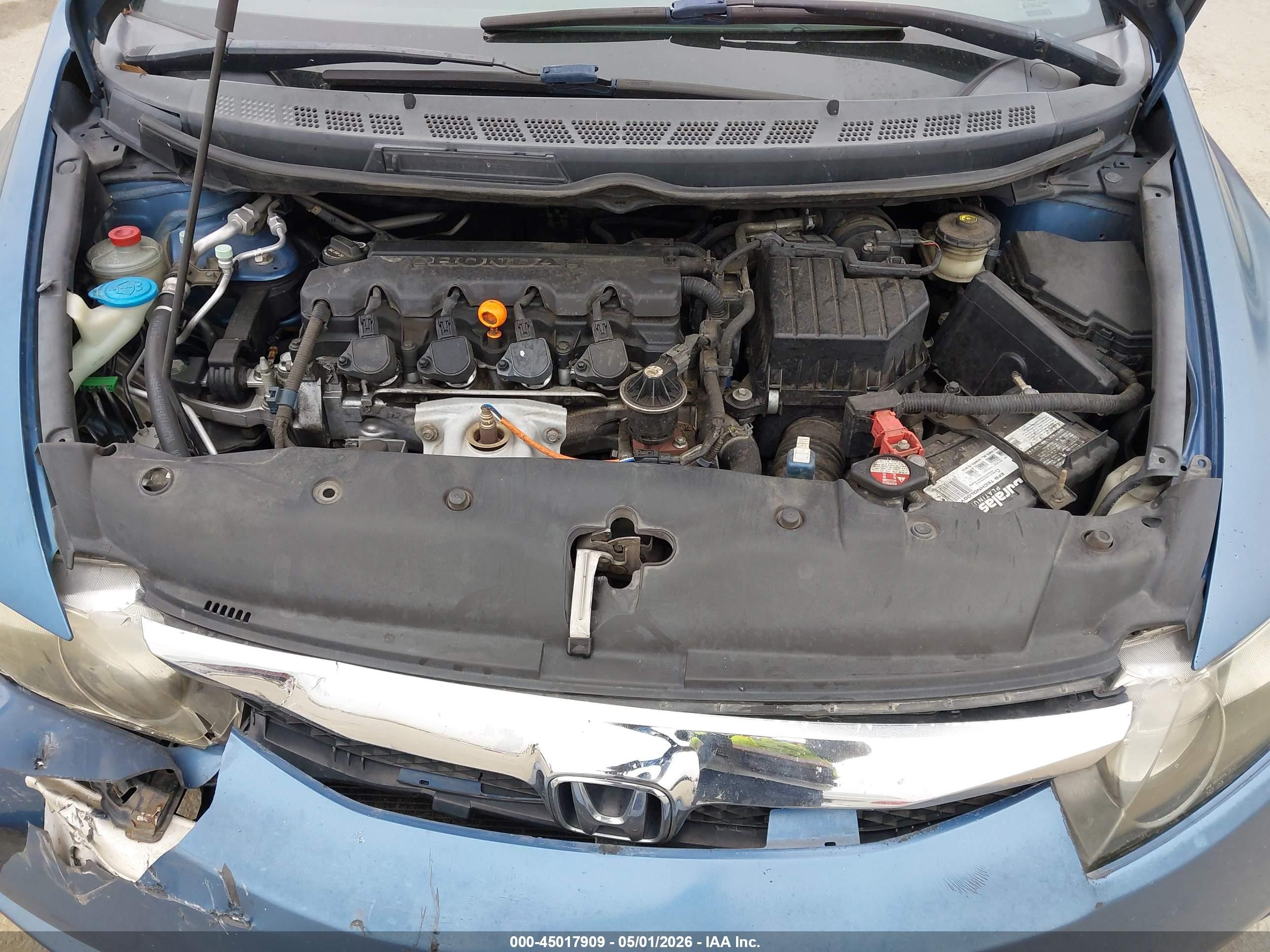 2010 Honda Civic Ex Blue vin: 19XFA1F84AE034655