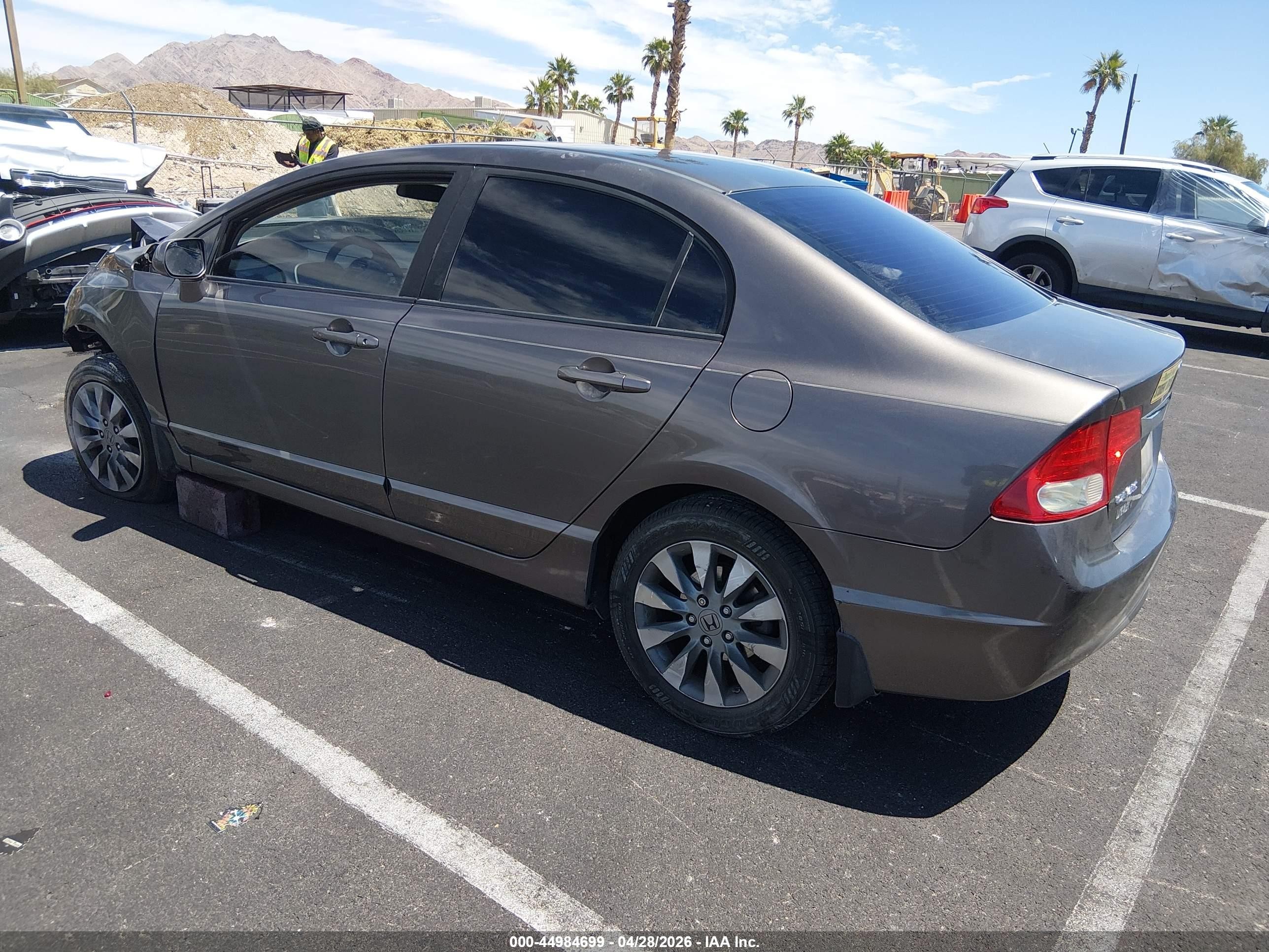 2010 Honda Civic Ex Серый vin: 19XFA1F84AE035904