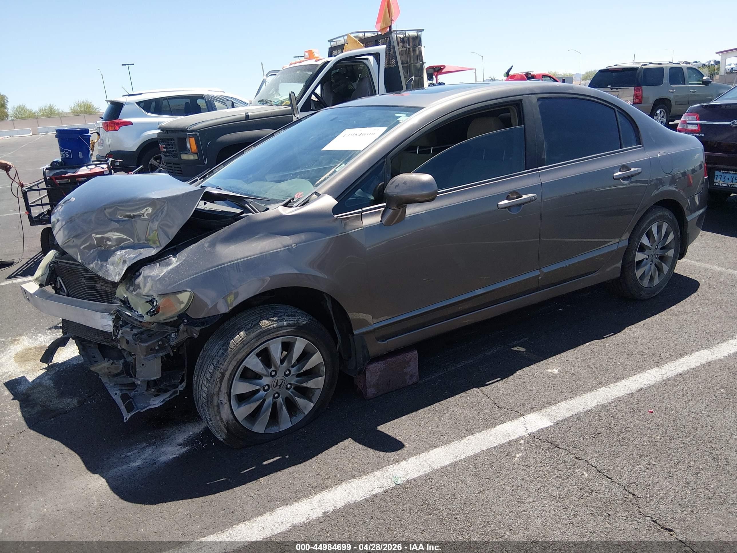 2010 Honda Civic Ex Серый vin: 19XFA1F84AE035904