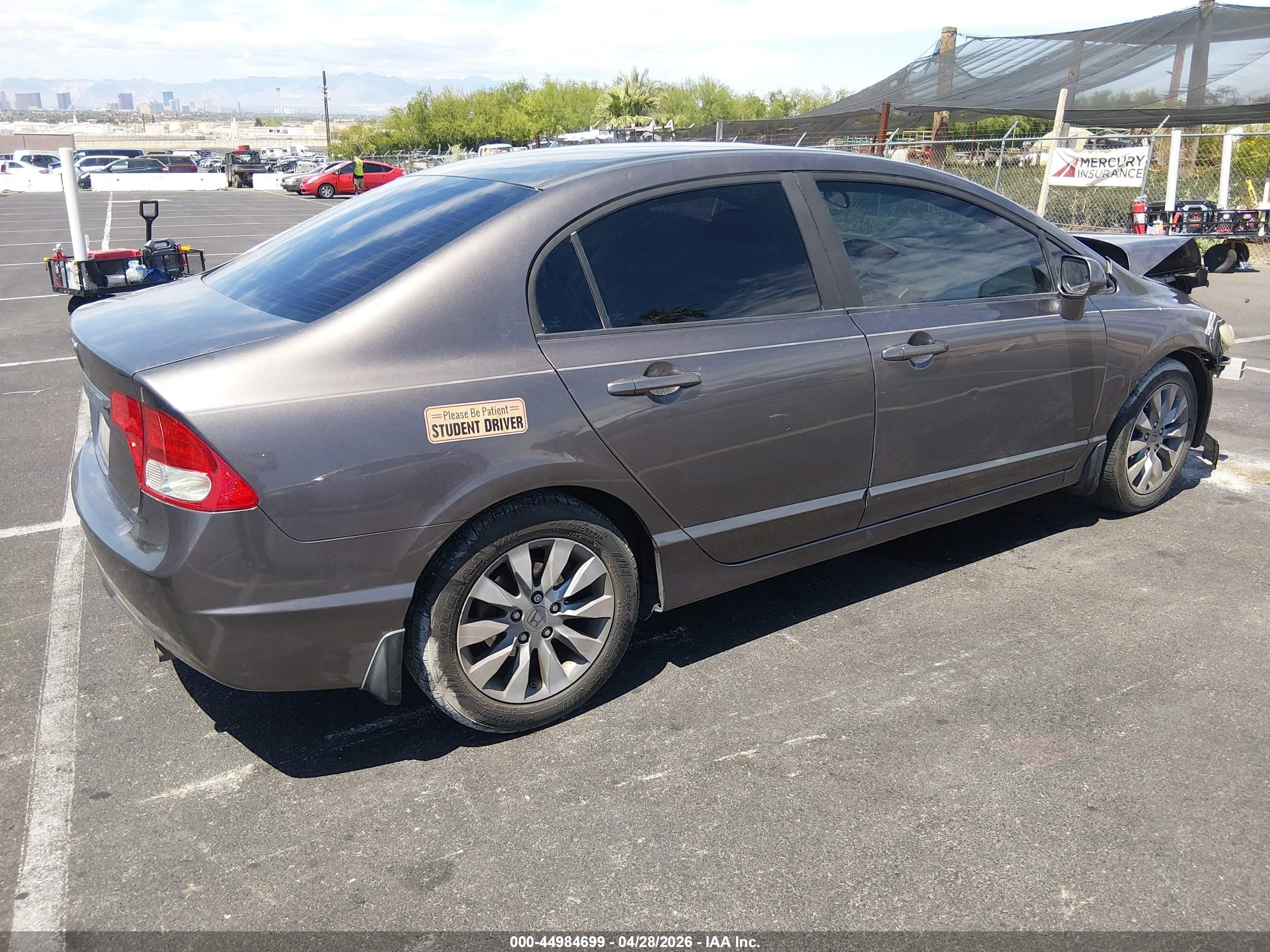 2010 Honda Civic Ex Серый vin: 19XFA1F84AE035904