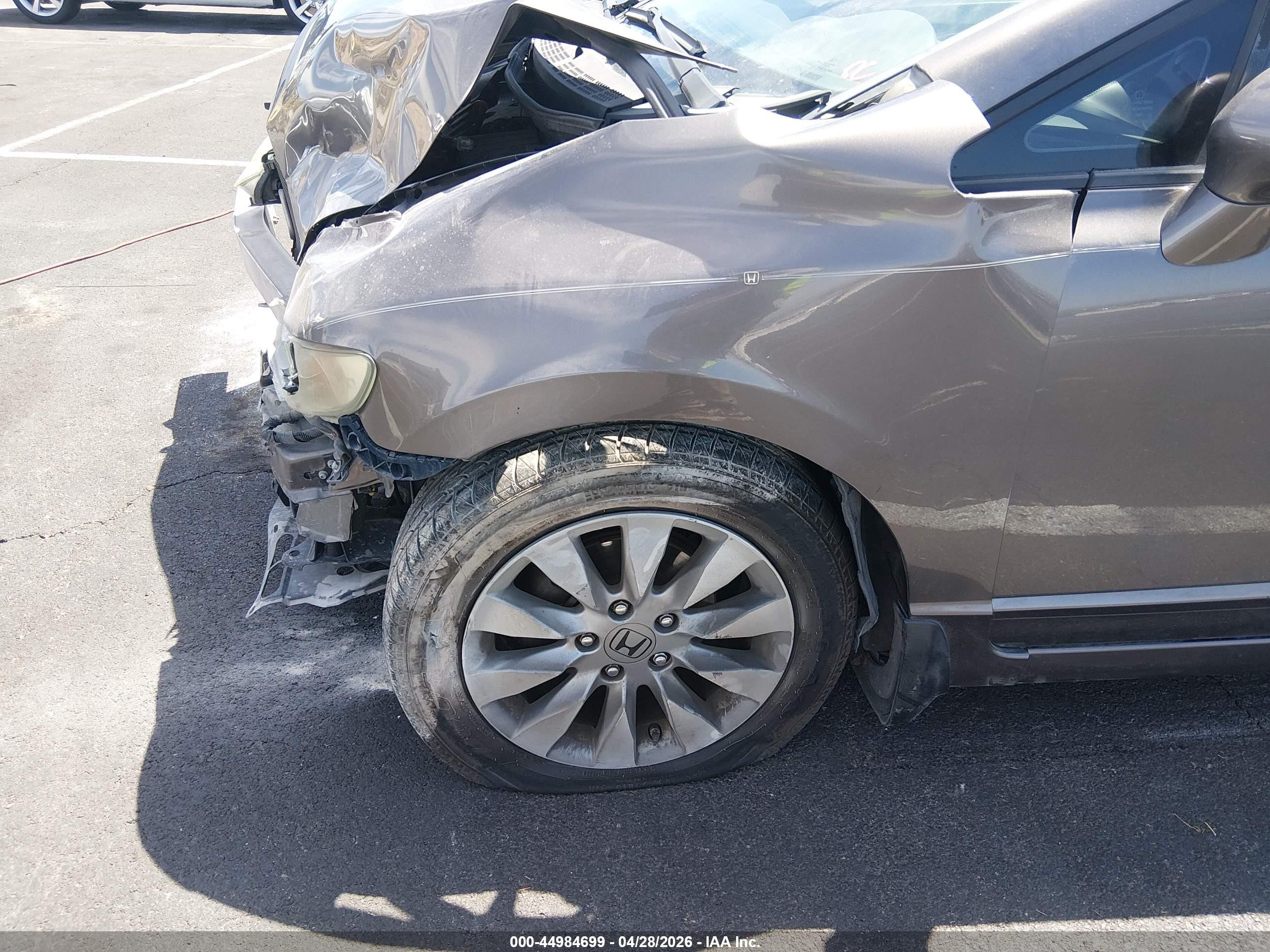 2010 Honda Civic Ex Серый vin: 19XFA1F84AE035904