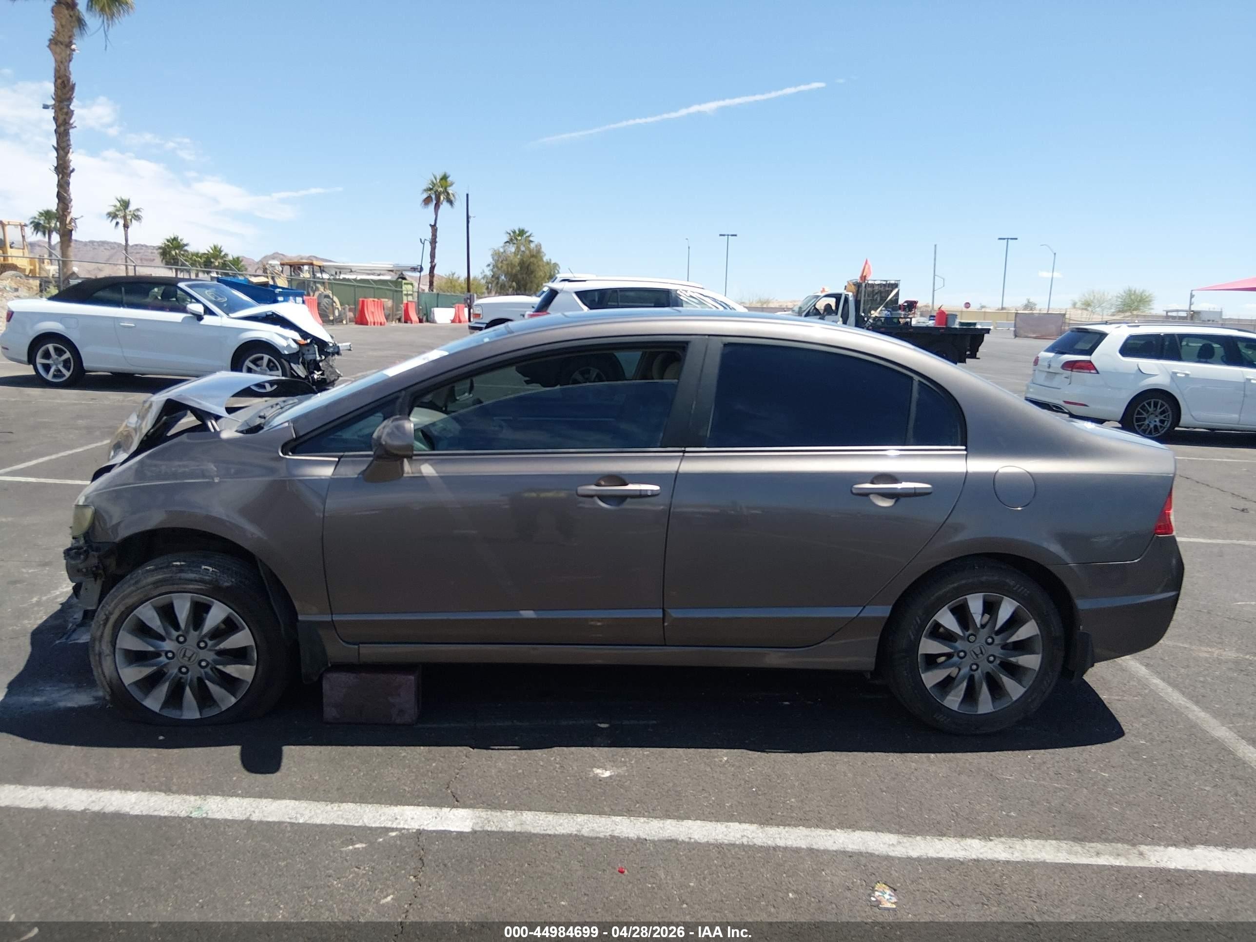 2010 Honda Civic Ex Серый vin: 19XFA1F84AE035904
