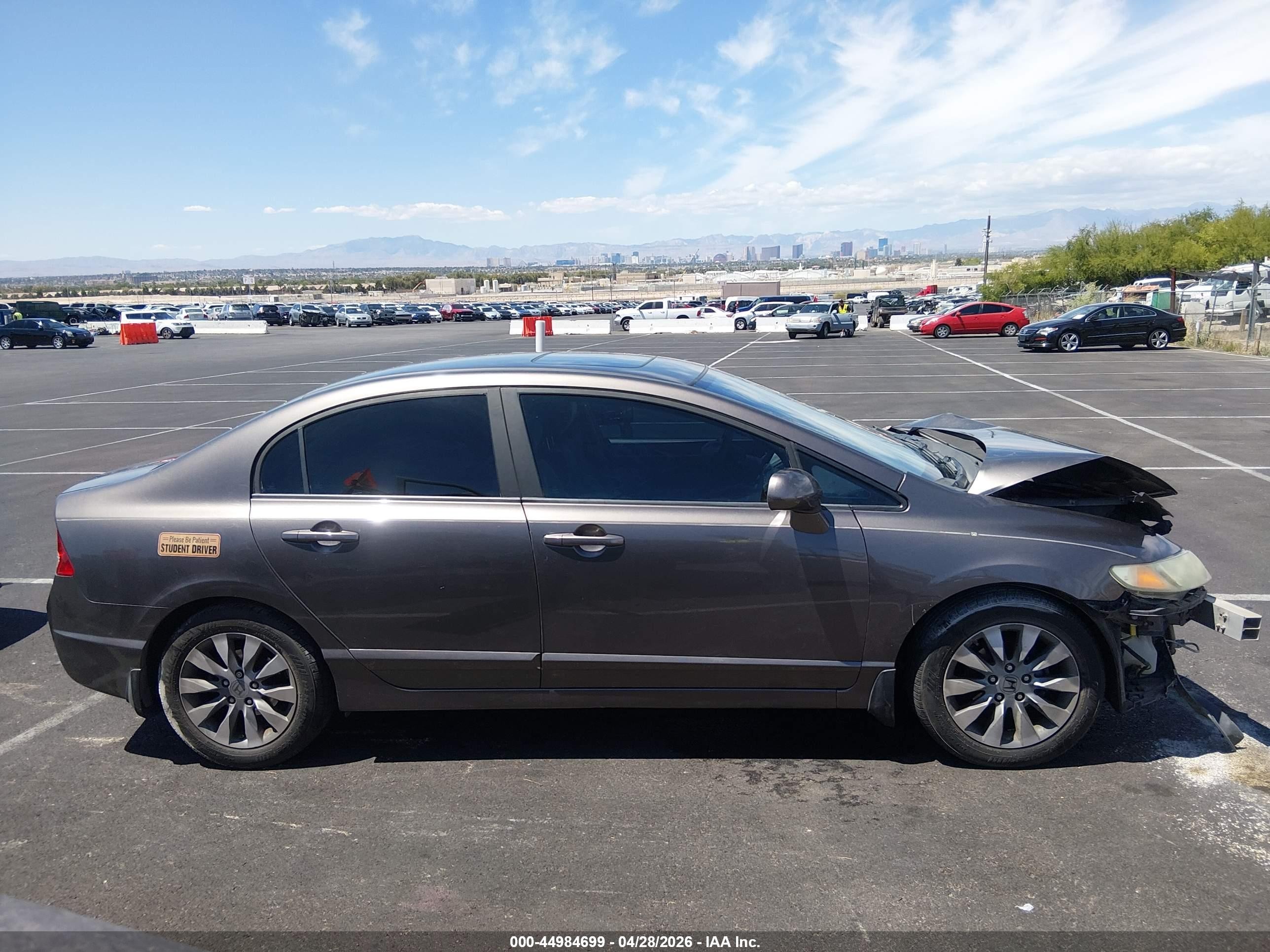 2010 Honda Civic Ex Серый vin: 19XFA1F84AE035904