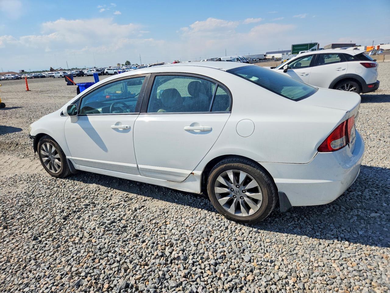 2010 Honda Civic Ex White vin: 19XFA1F84AE050970