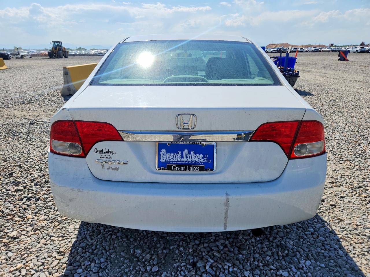 2010 Honda Civic Ex White vin: 19XFA1F84AE050970