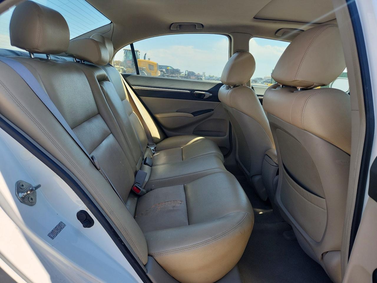 2010 Honda Civic Ex White vin: 19XFA1F84AE050970