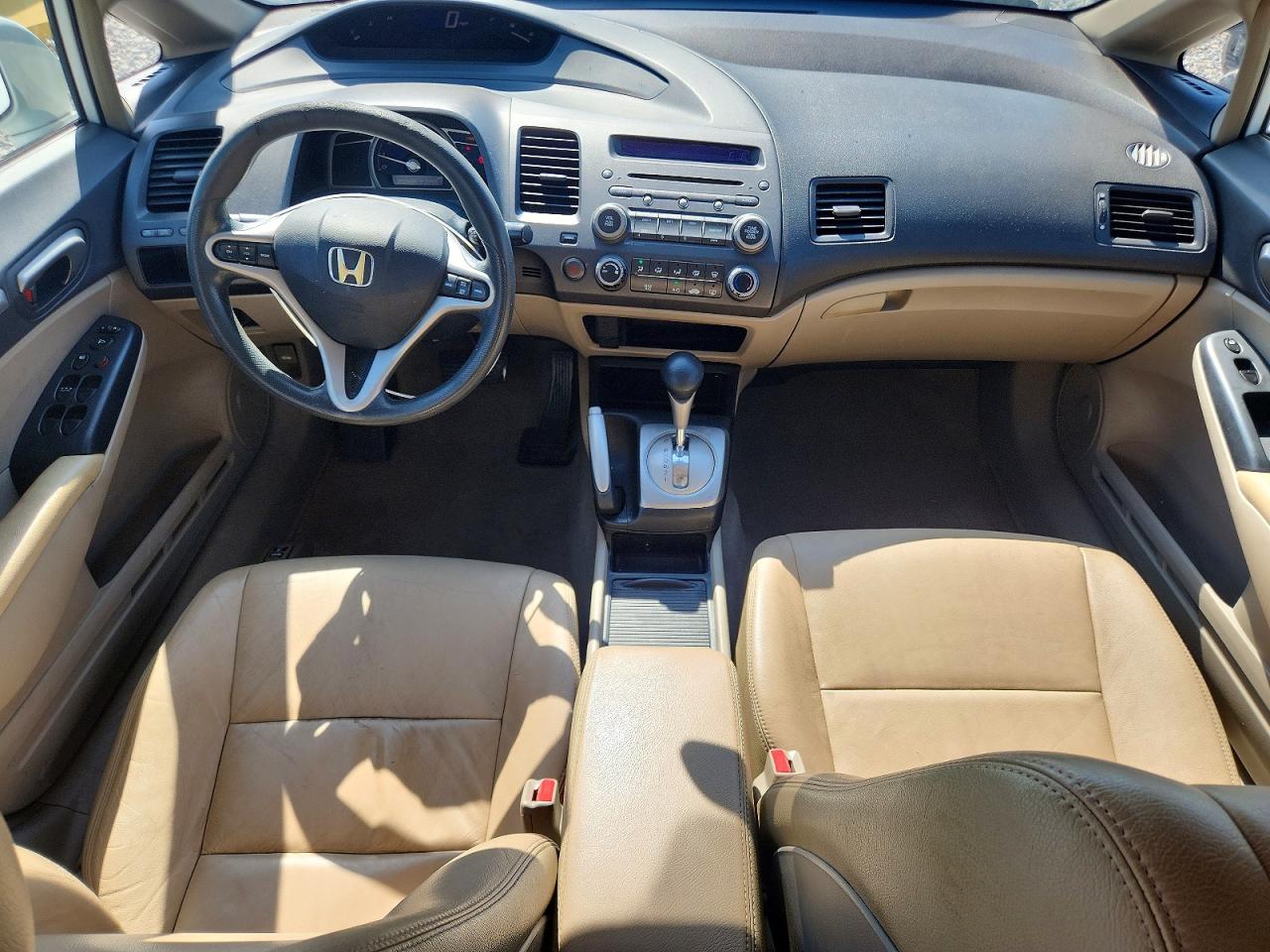 2010 Honda Civic Ex White vin: 19XFA1F84AE050970