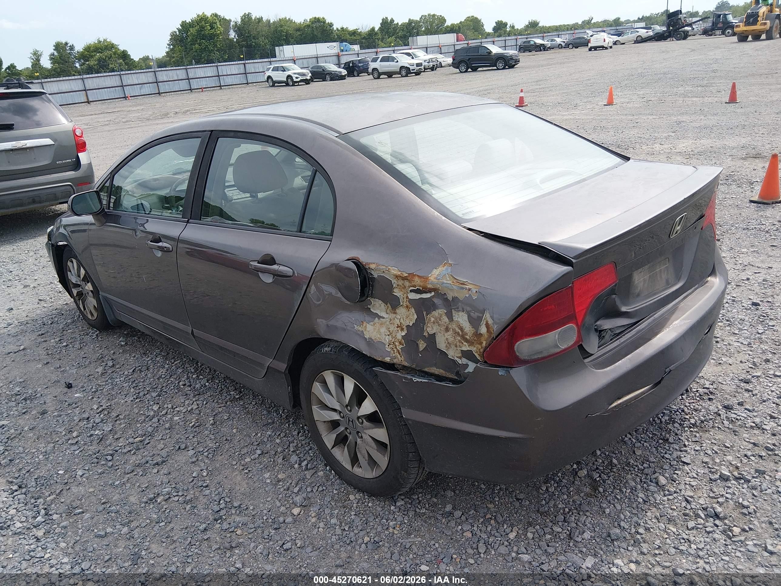 2010 Honda Civic Ex Коричневый vin: 19XFA1F84AE058423