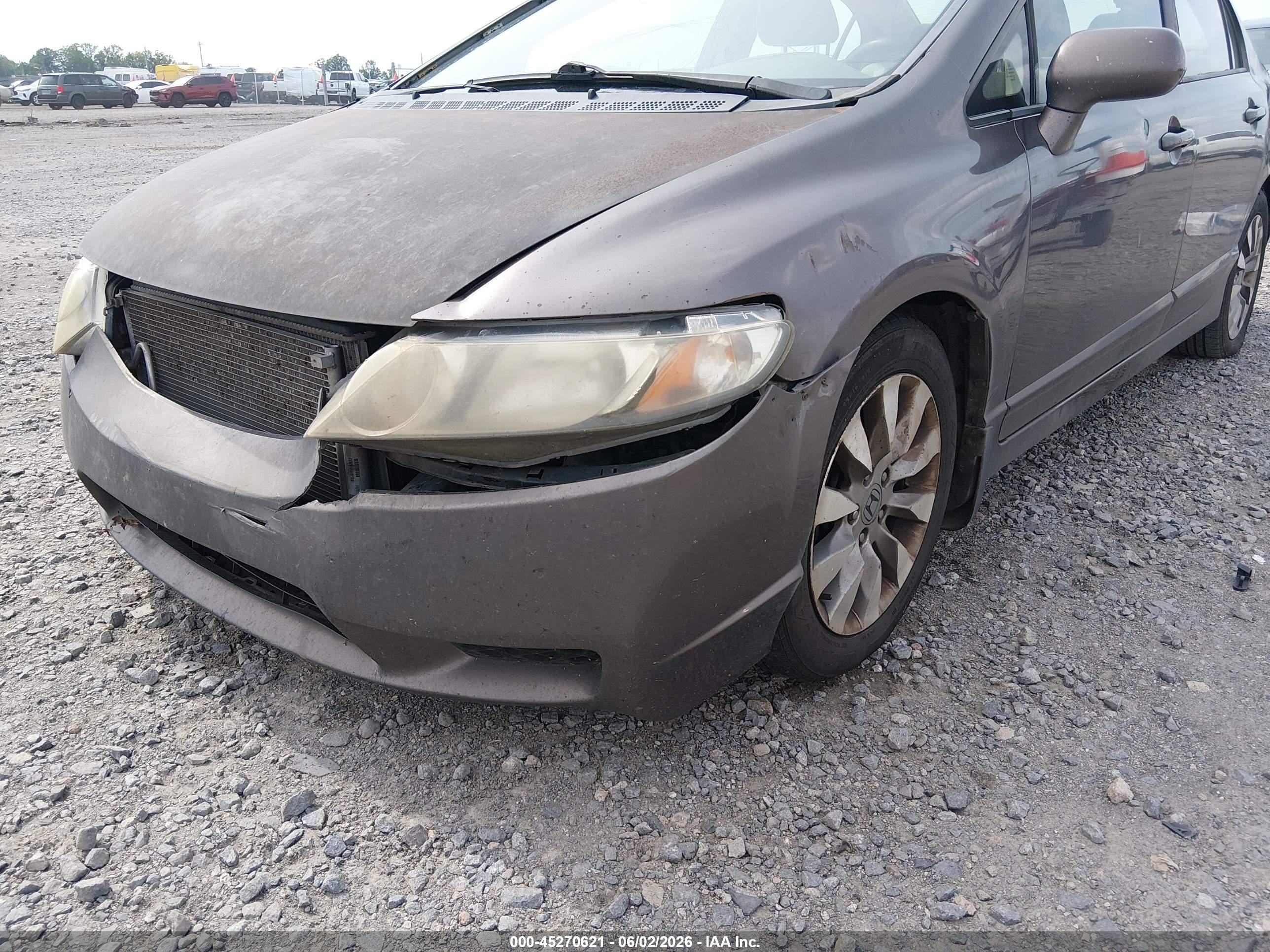 2010 Honda Civic Ex Коричневый vin: 19XFA1F84AE058423