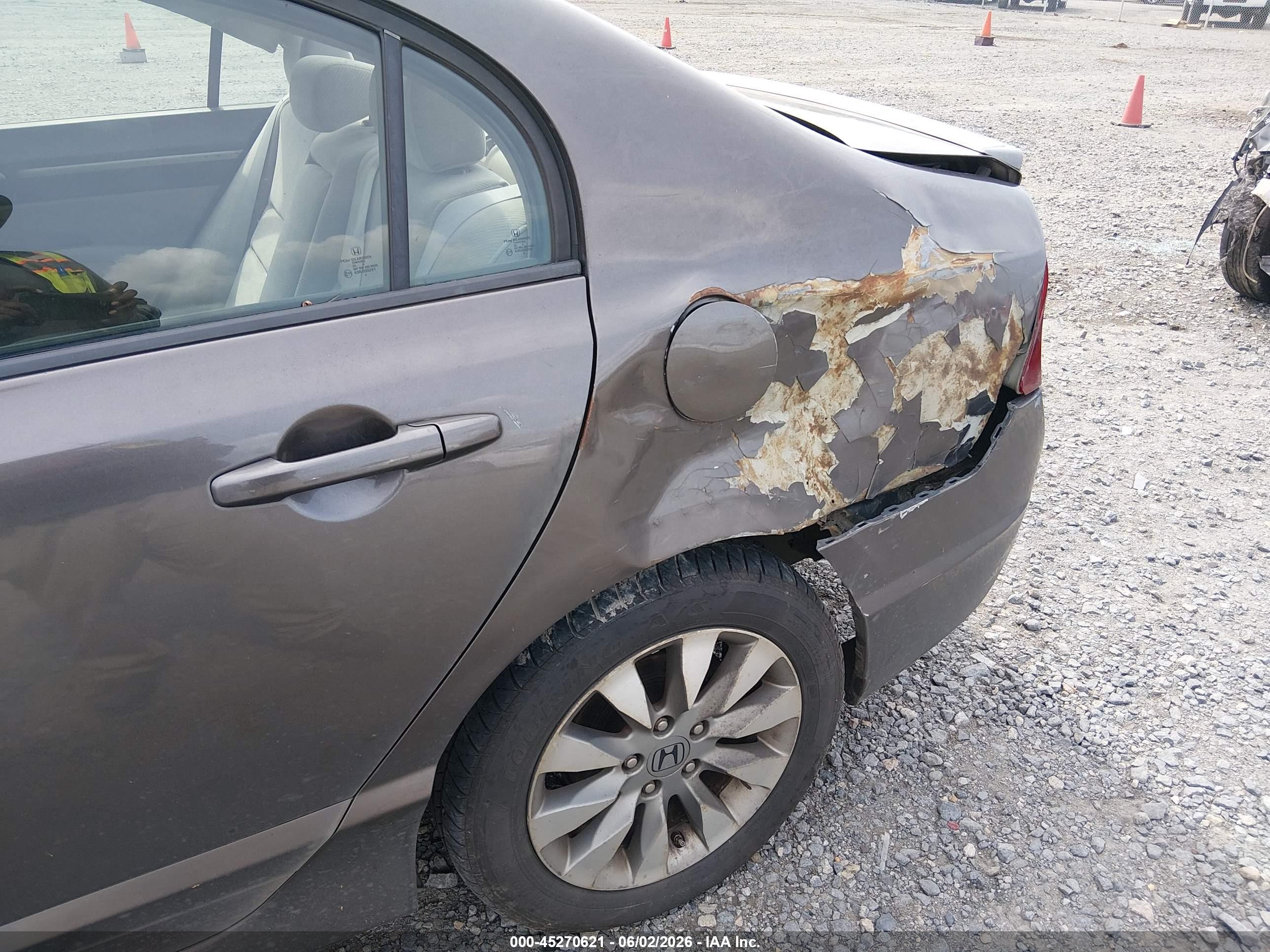 2010 Honda Civic Ex Коричневый vin: 19XFA1F84AE058423