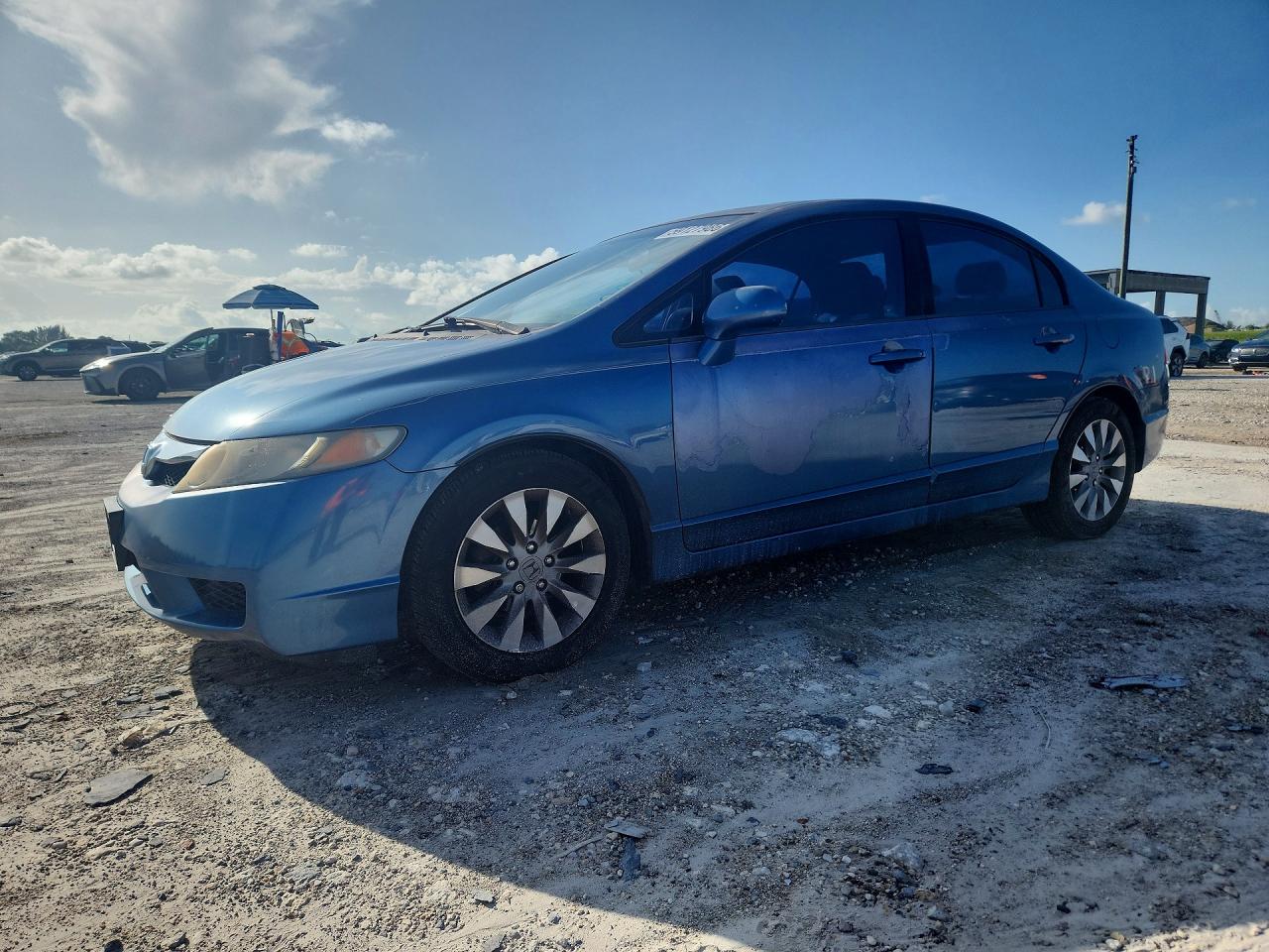 2010 Honda Civic Ex Blue vin: 19XFA1F84AE058812