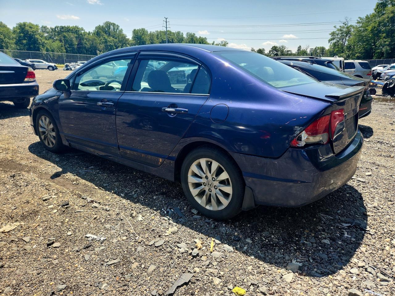 2011 Honda Civic Ex Синий vin: 19XFA1F84BE004962