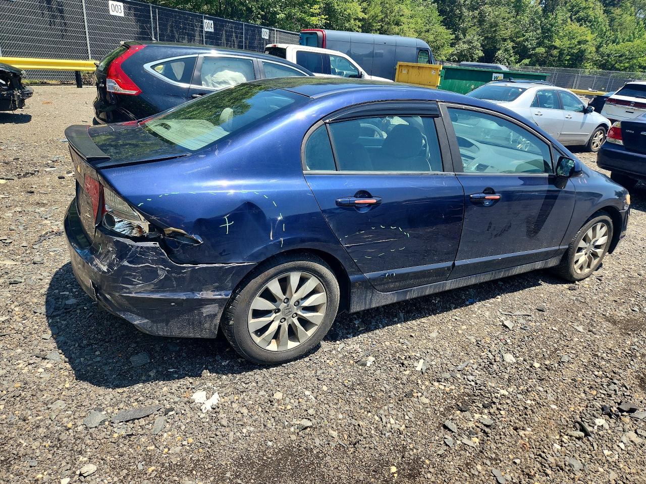 2011 Honda Civic Ex Синий vin: 19XFA1F84BE004962