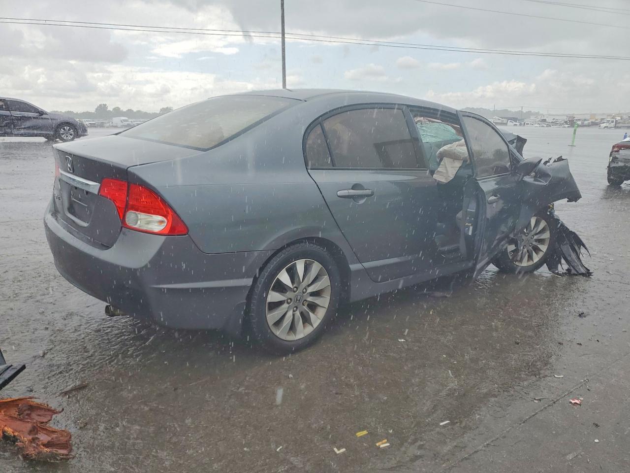 2010 Honda Civic Ex Gray vin: 19XFA1F85AE043526