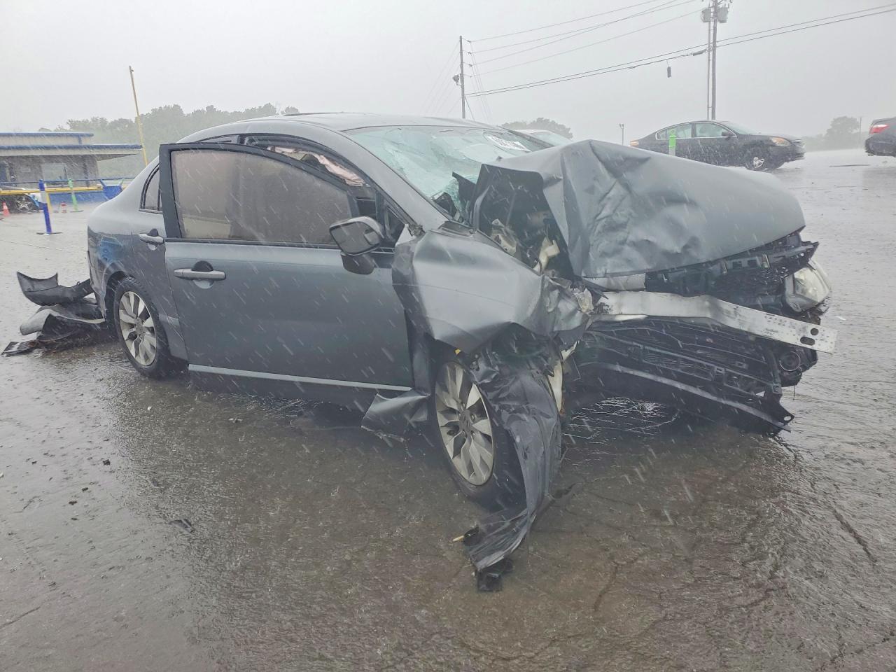 2010 Honda Civic Ex Gray vin: 19XFA1F85AE043526