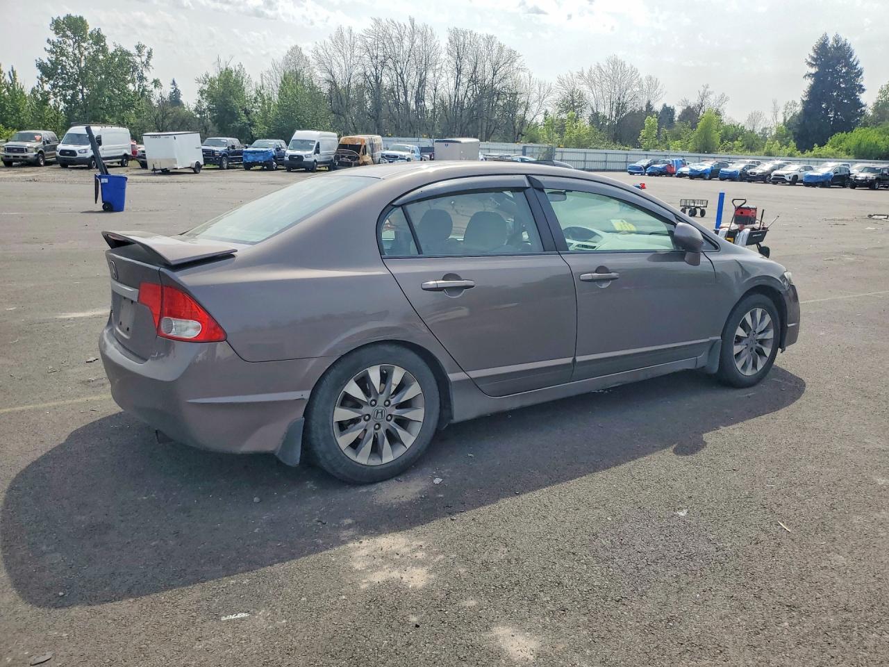 2010 Honda Civic Ex Gray vin: 19XFA1F85AE076557