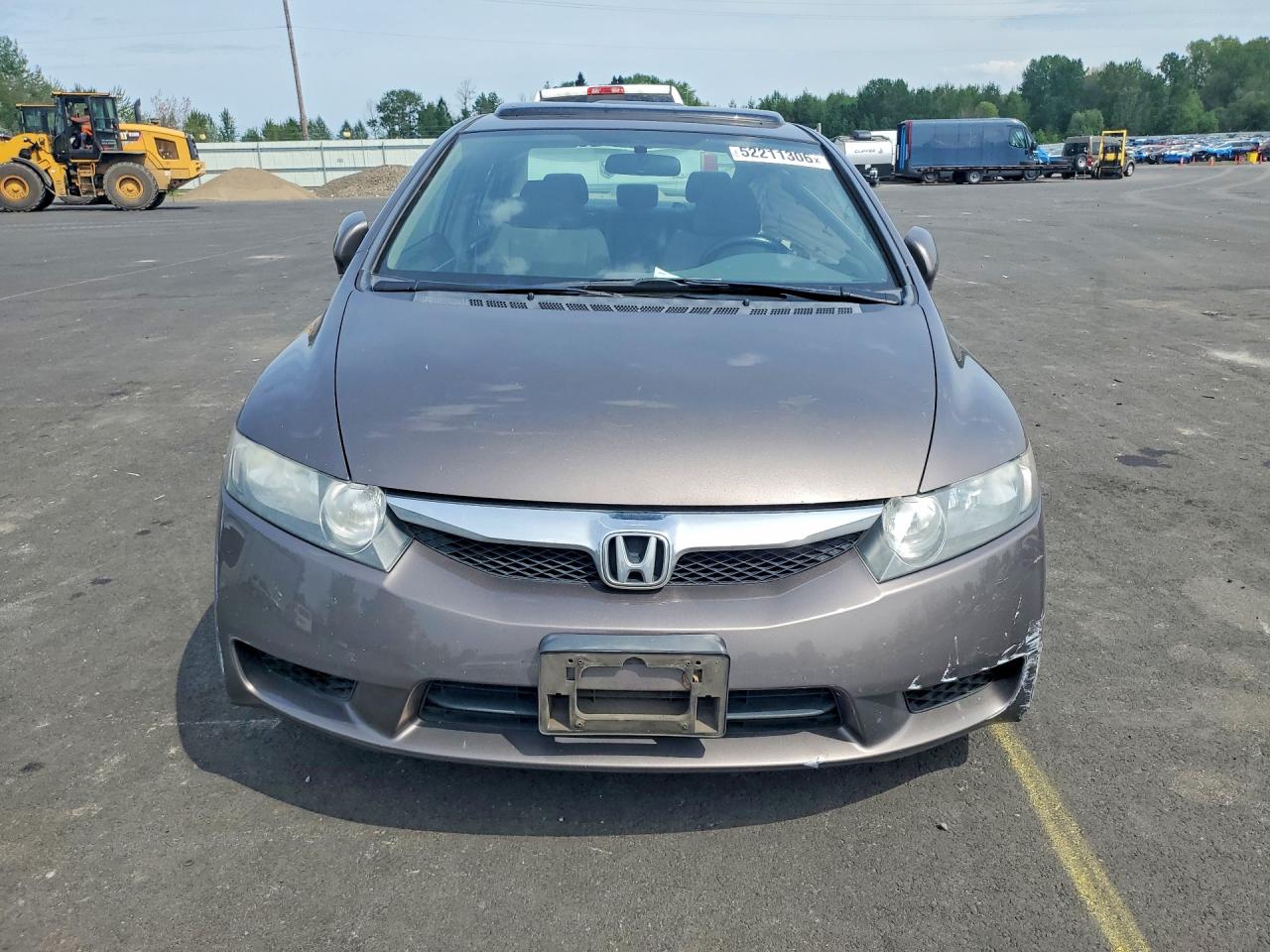 2010 Honda Civic Ex Gray vin: 19XFA1F85AE076557