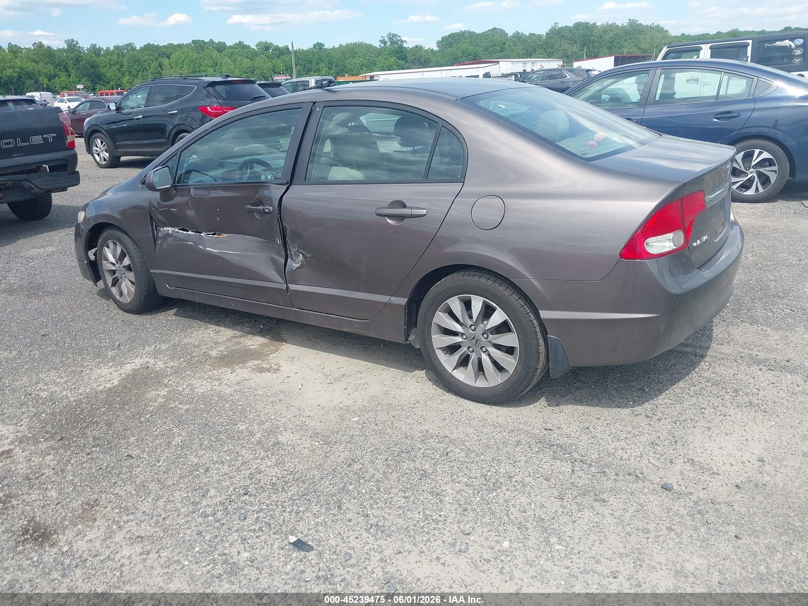 2011 Honda Civic Ex Темно-бордовый vin: 19XFA1F85BE001164