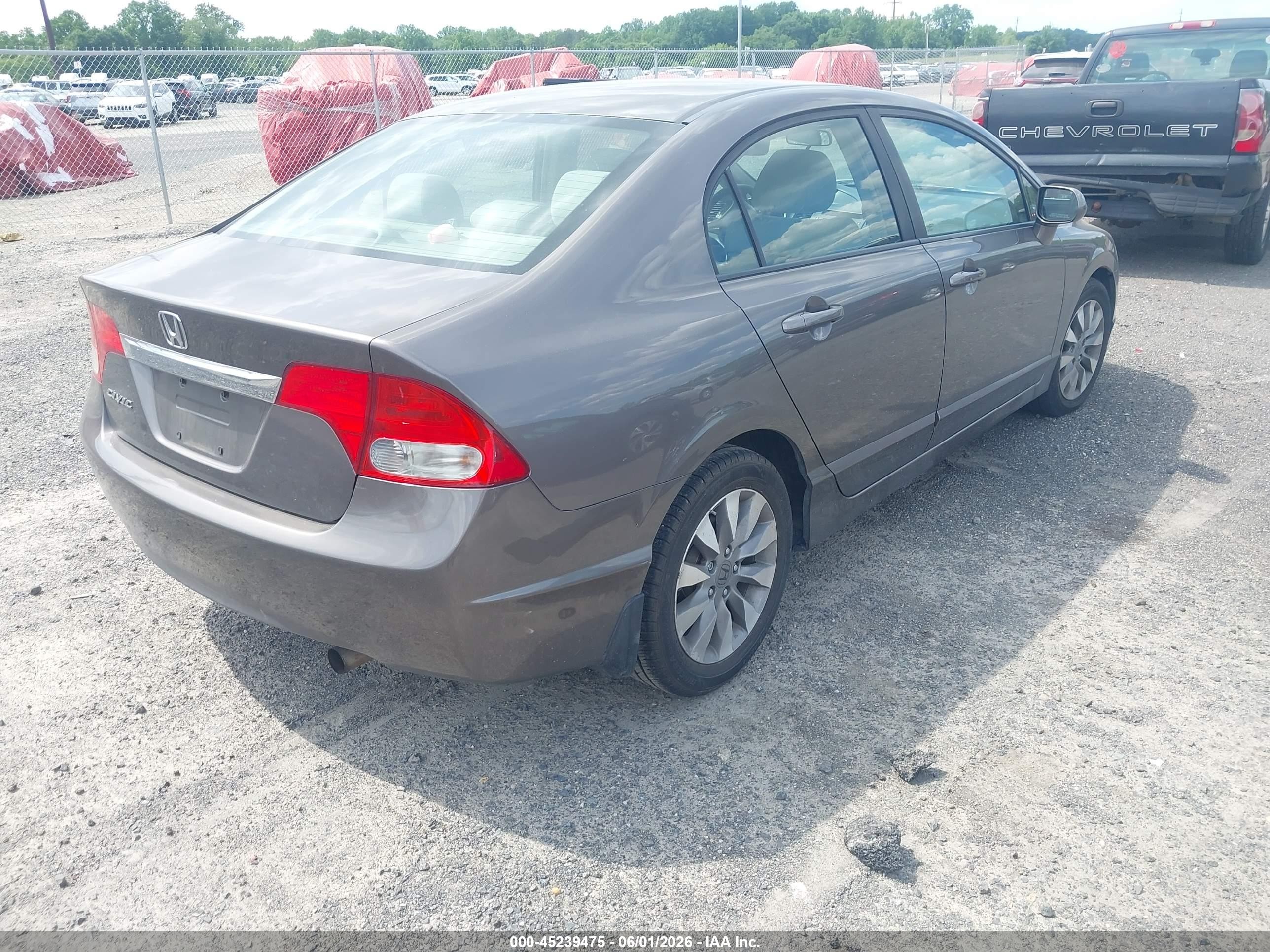 2011 Honda Civic Ex Темно-бордовый vin: 19XFA1F85BE001164