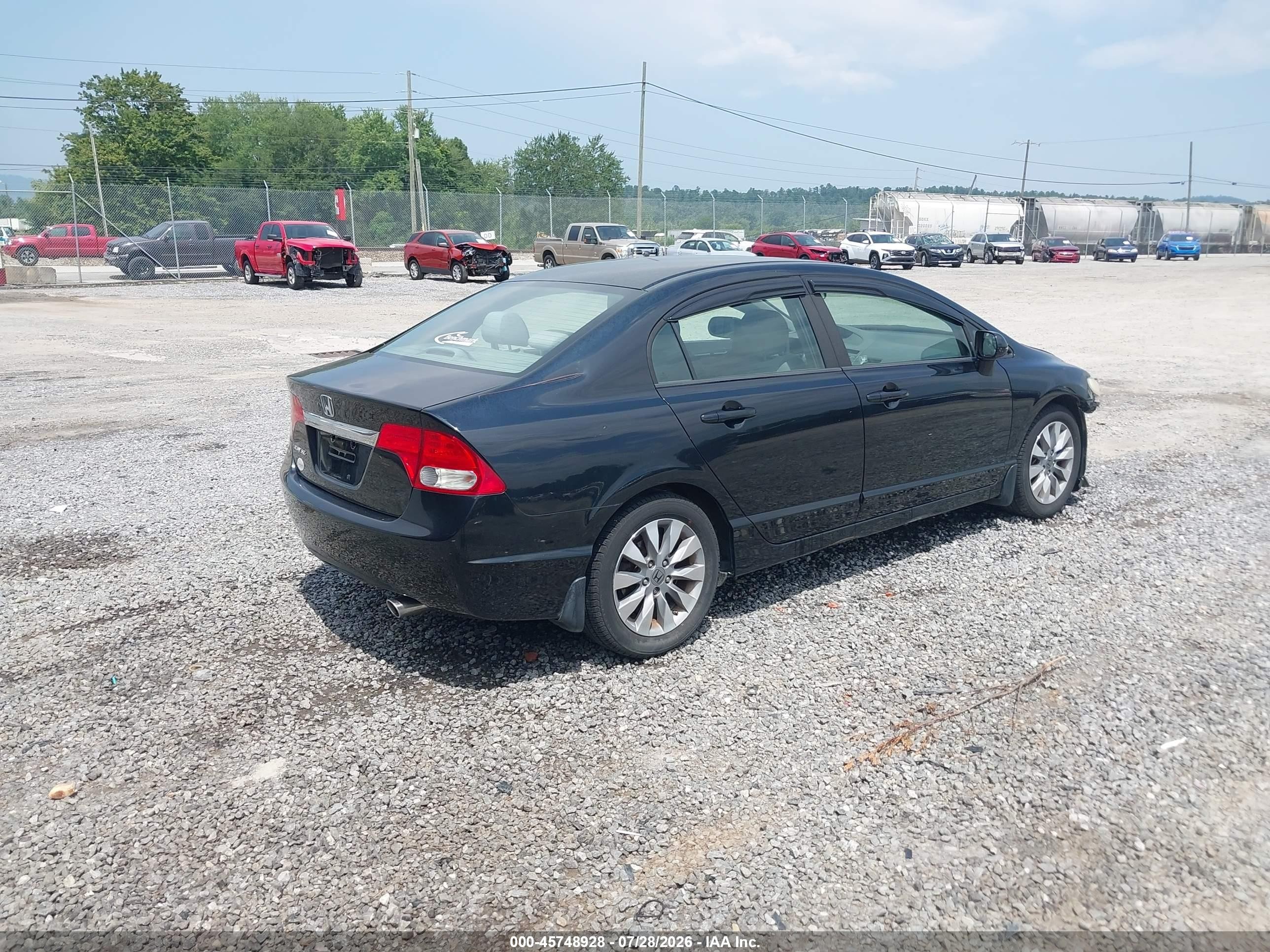 2011 Honda Civic Ex Черный vin: 19XFA1F85BE021589