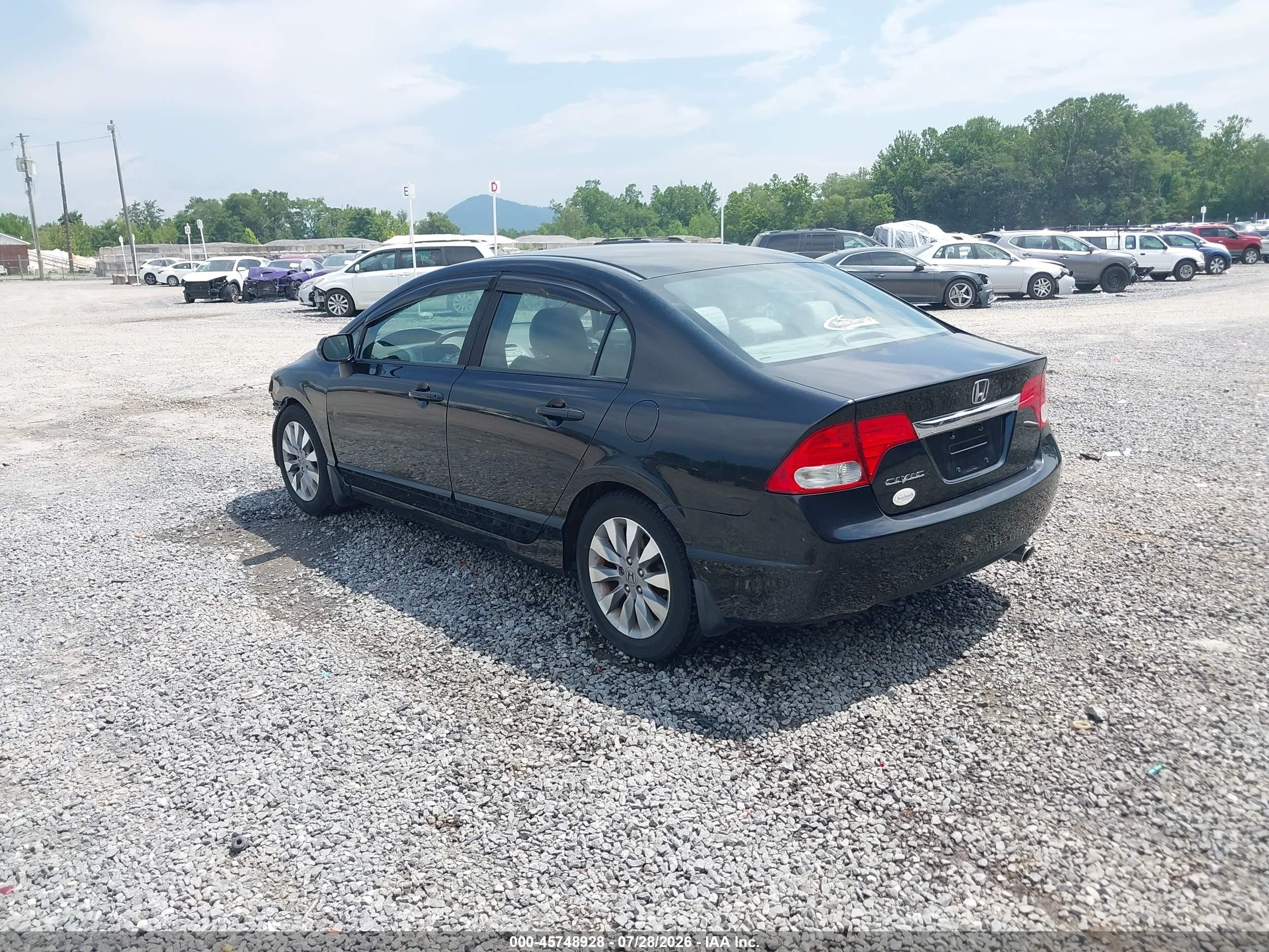 2011 Honda Civic Ex Черный vin: 19XFA1F85BE021589
